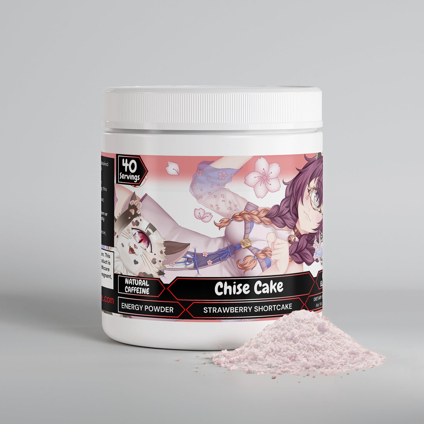 Emie Chise Kitty - Chise Cake Energy Powder (Strawberry Shortcake)