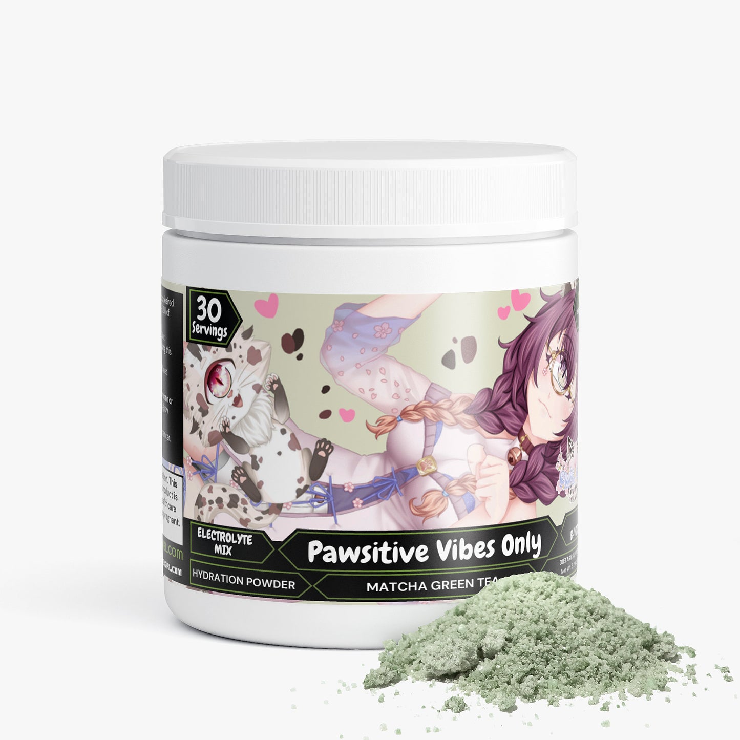 Emie Chise Kitty - Pawsitive Vibes Only Hydration Powder (Matcha Green Tea)