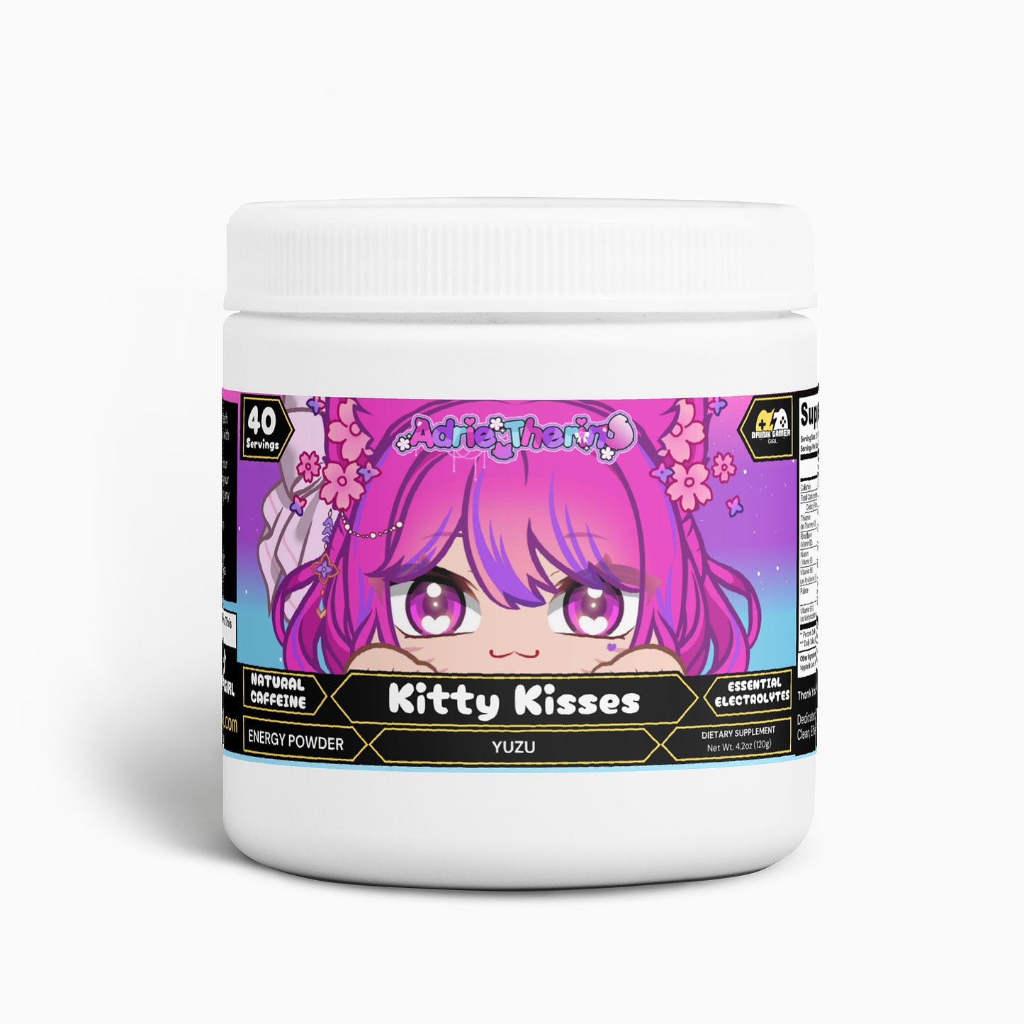 Adrie Therin - Kitty Kisses Energy Powder (Yuzu Flavor)