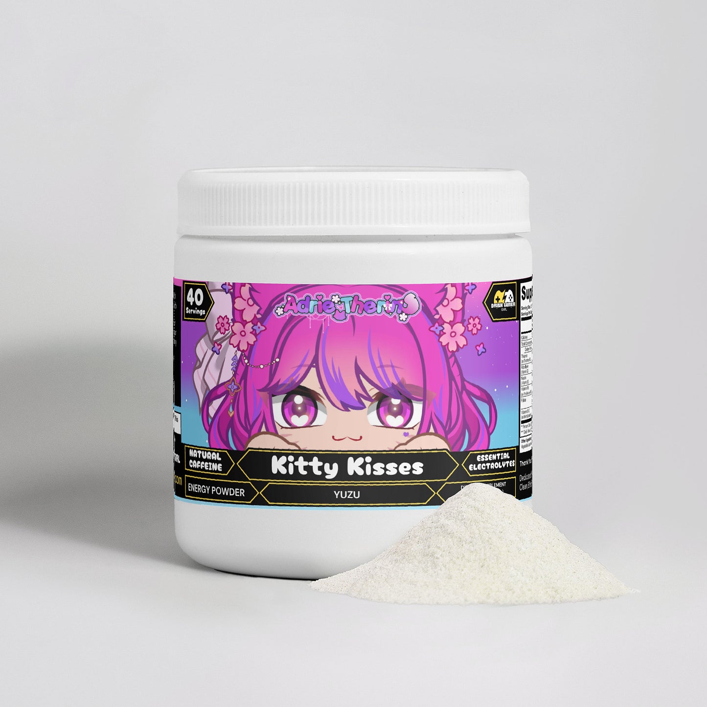 Adrie Therin - Kitty Kisses Energy Powder (Yuzu Flavor)