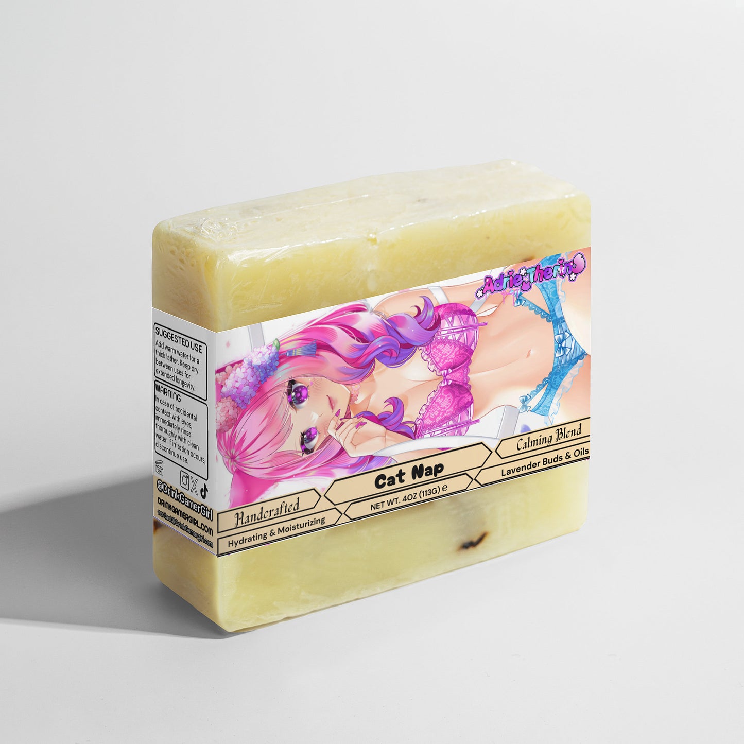 Adrie Therin - Cat nap Calming Lavender Soap
