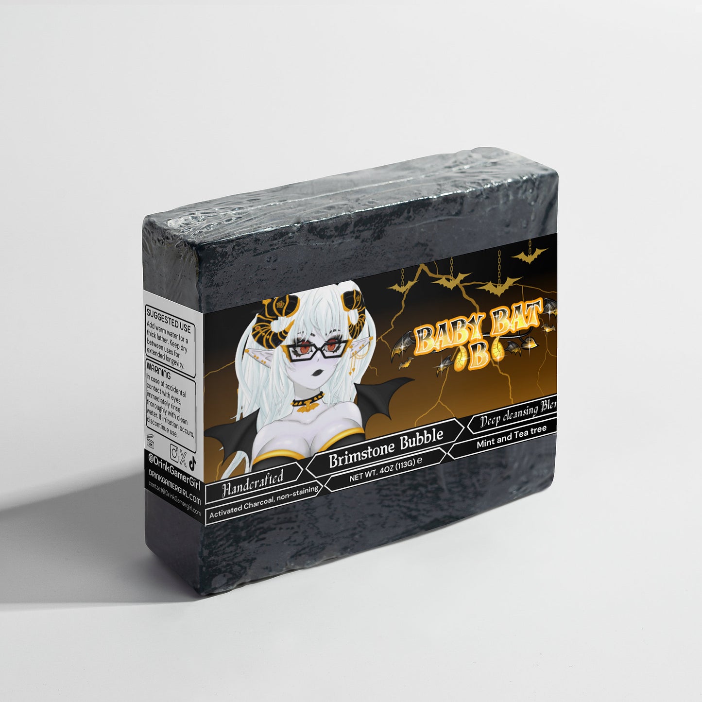 BabyBatB - Brimstone Bubble Charcoal Soap