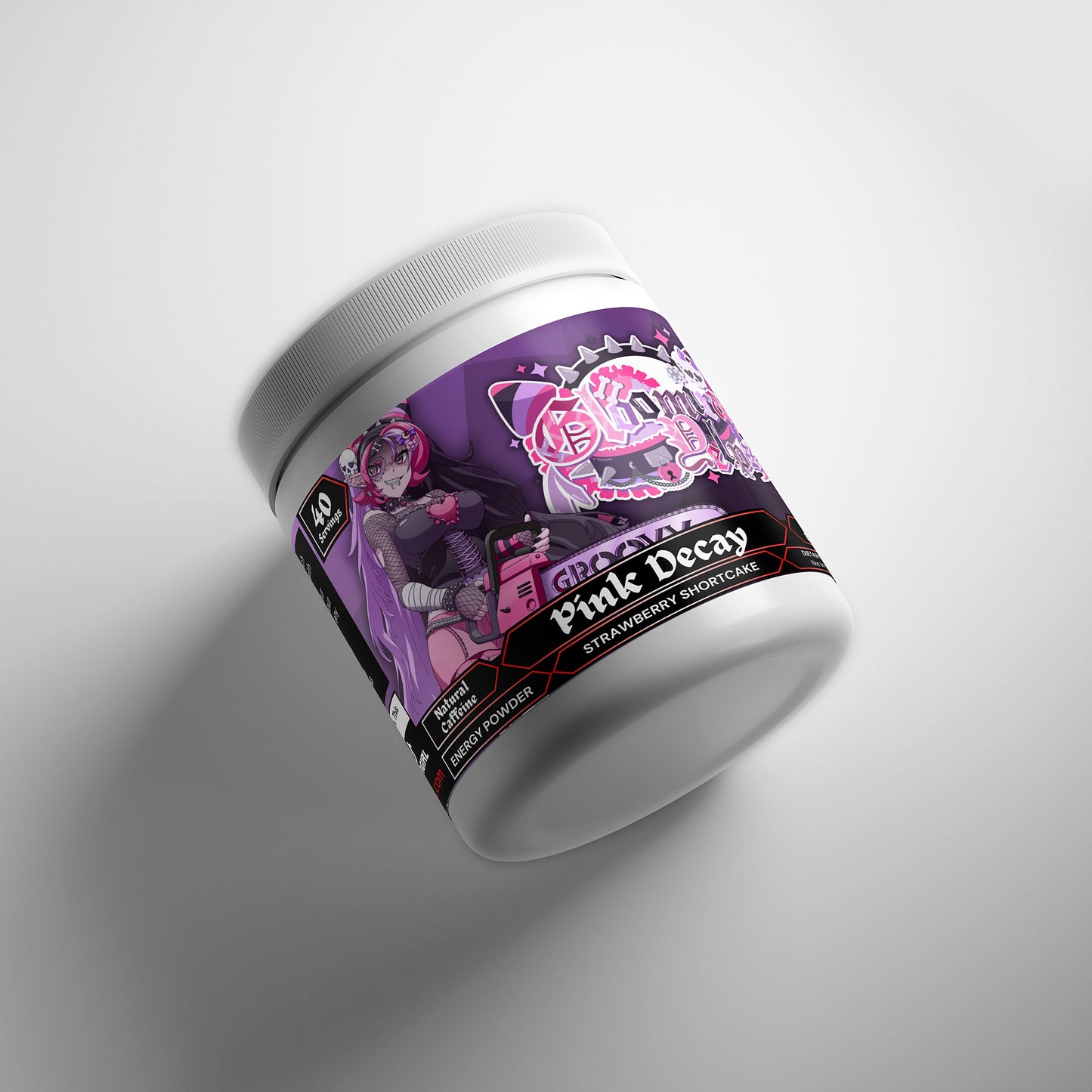 Gloomira Yelps - Pink Decay Energy Powder (Strawberry Shortcake)