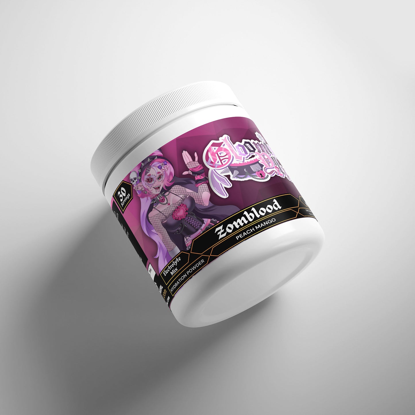 Gloomira Yelps - Zomblood Hydration Powder (Peach Mango)