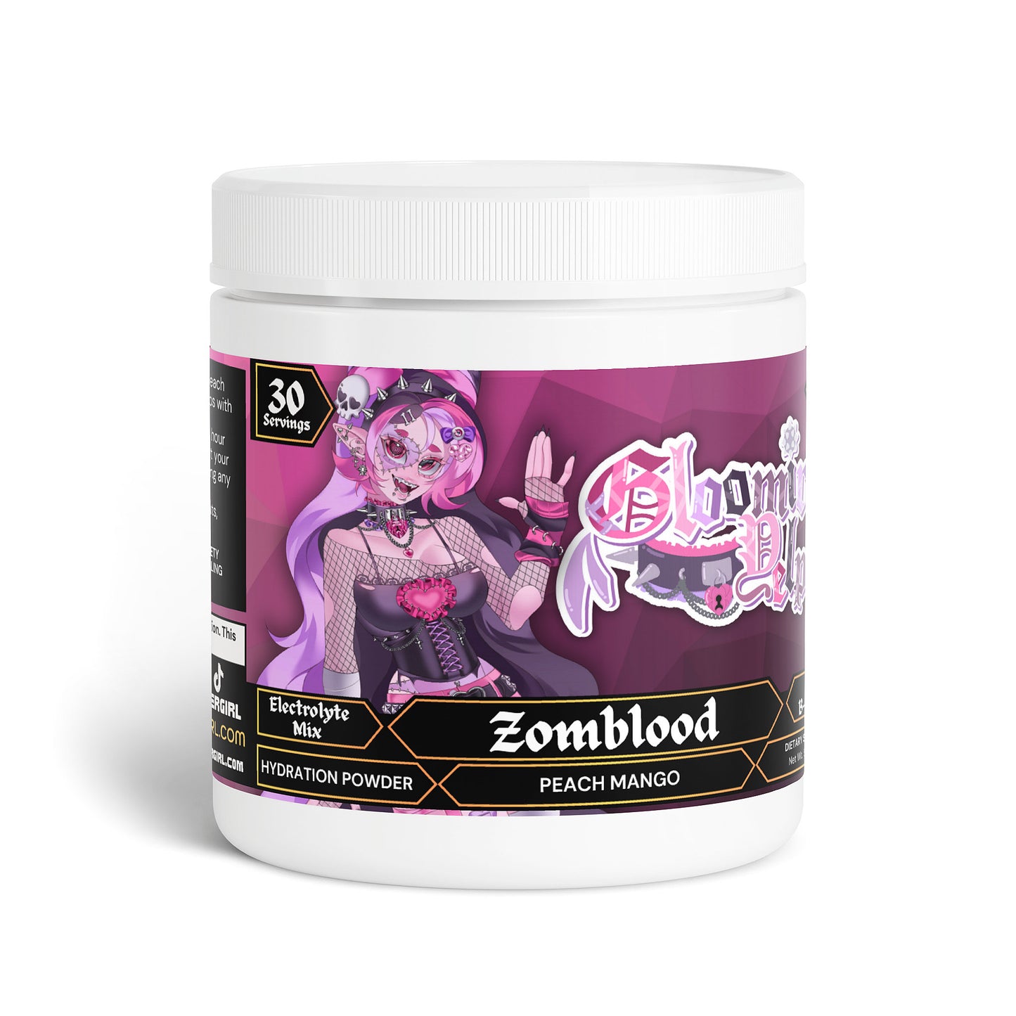 Gloomira Yelps - Zomblood Hydration Powder (Peach Mango)