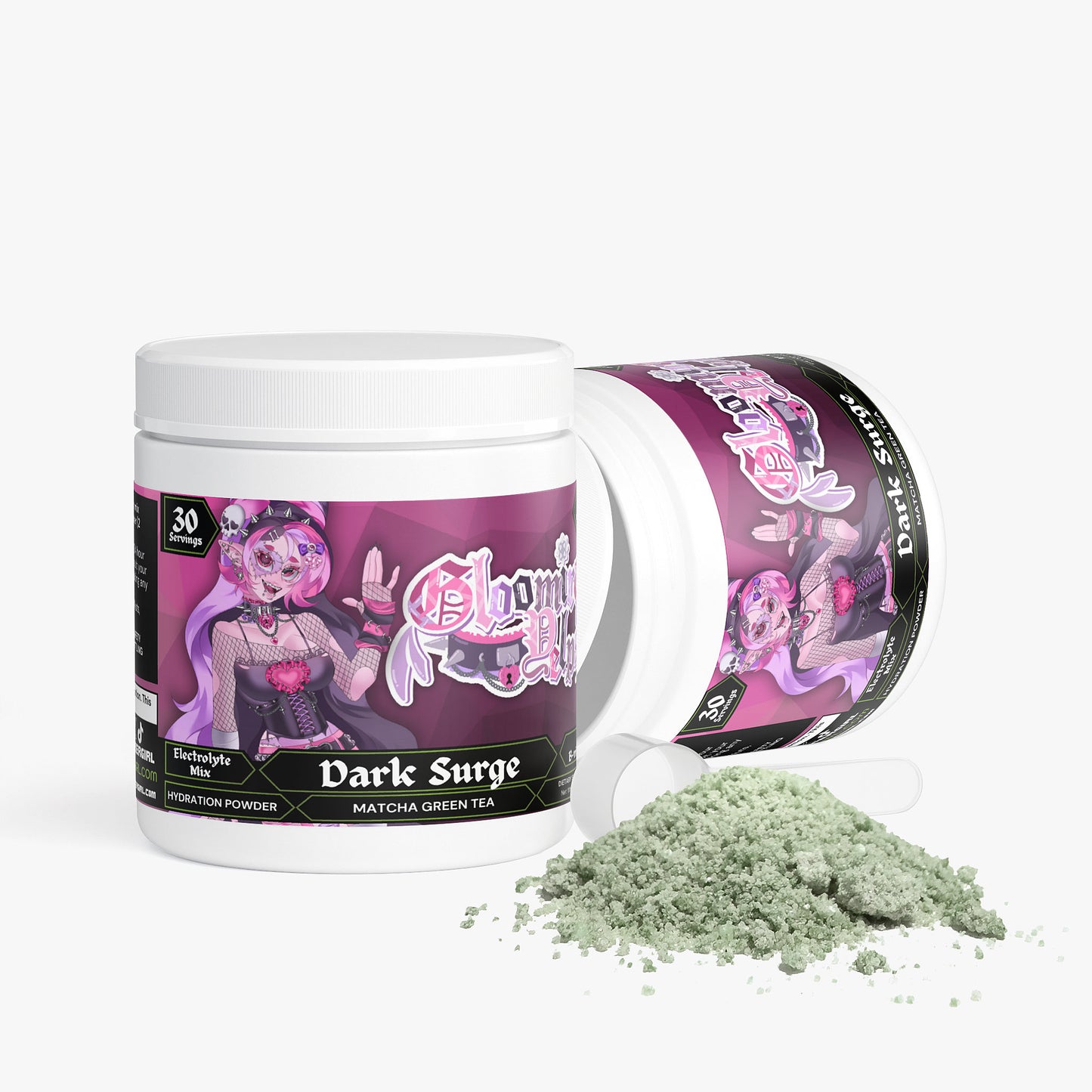 Gloomira Yelps - Dark Surge Hydration Powder (Matcha Green Tea)