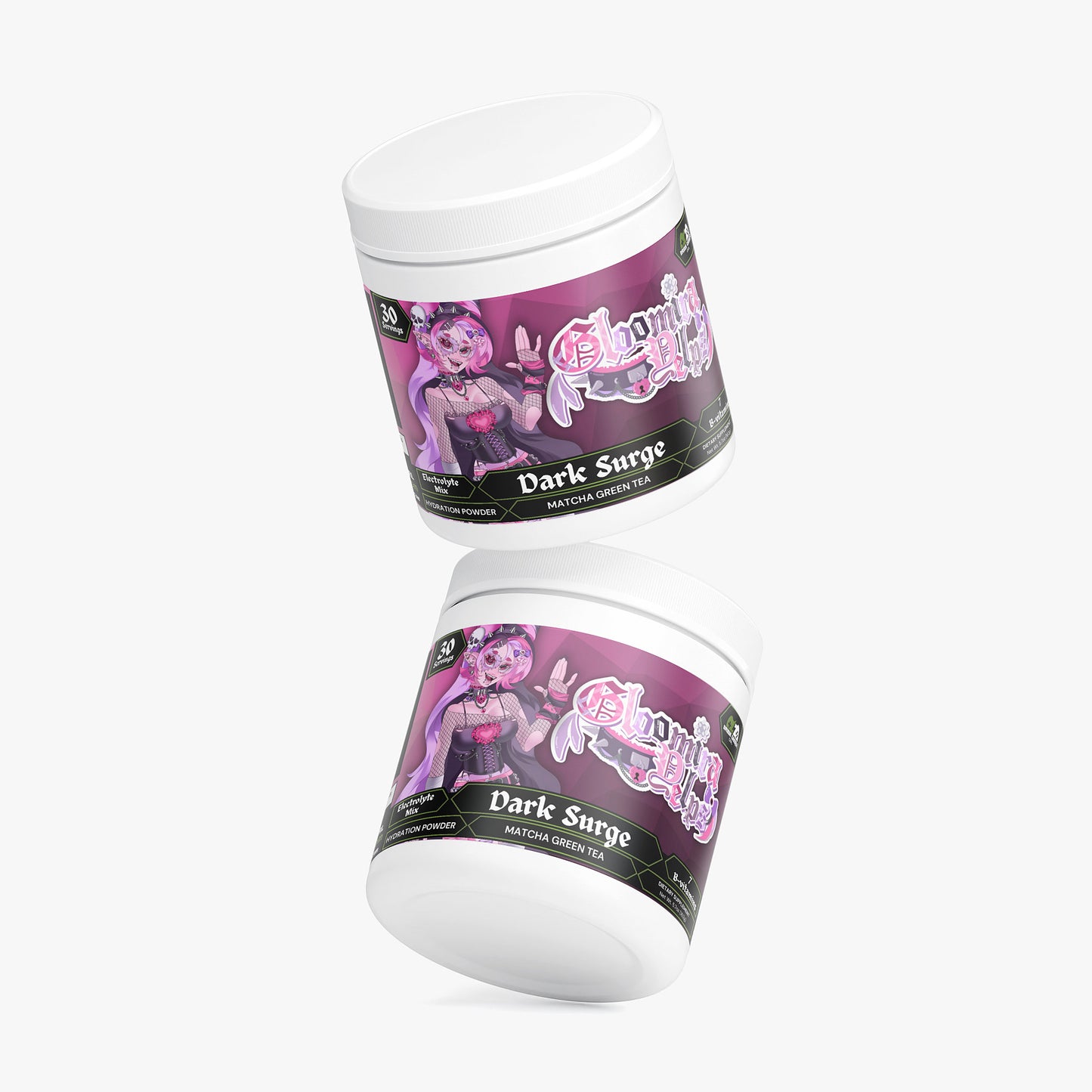 Gloomira Yelps - Dark Surge Hydration Powder (Matcha Green Tea)
