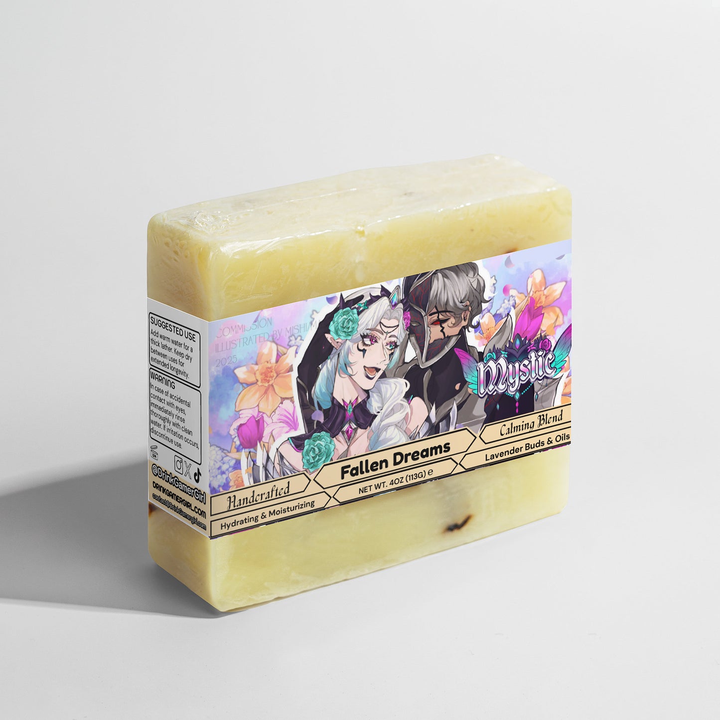 MysticSoulQueen - Fallen Dreams Calming Lavender Soap