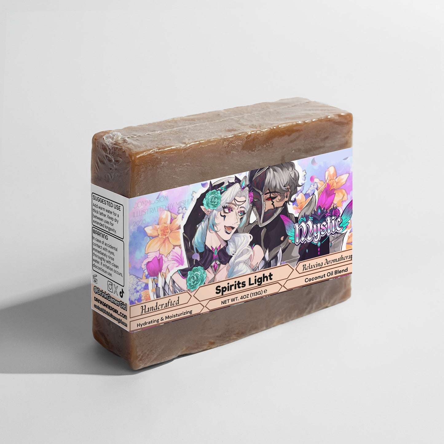 MysticSoulQueen - Spirits Light Coconut Beach Soap