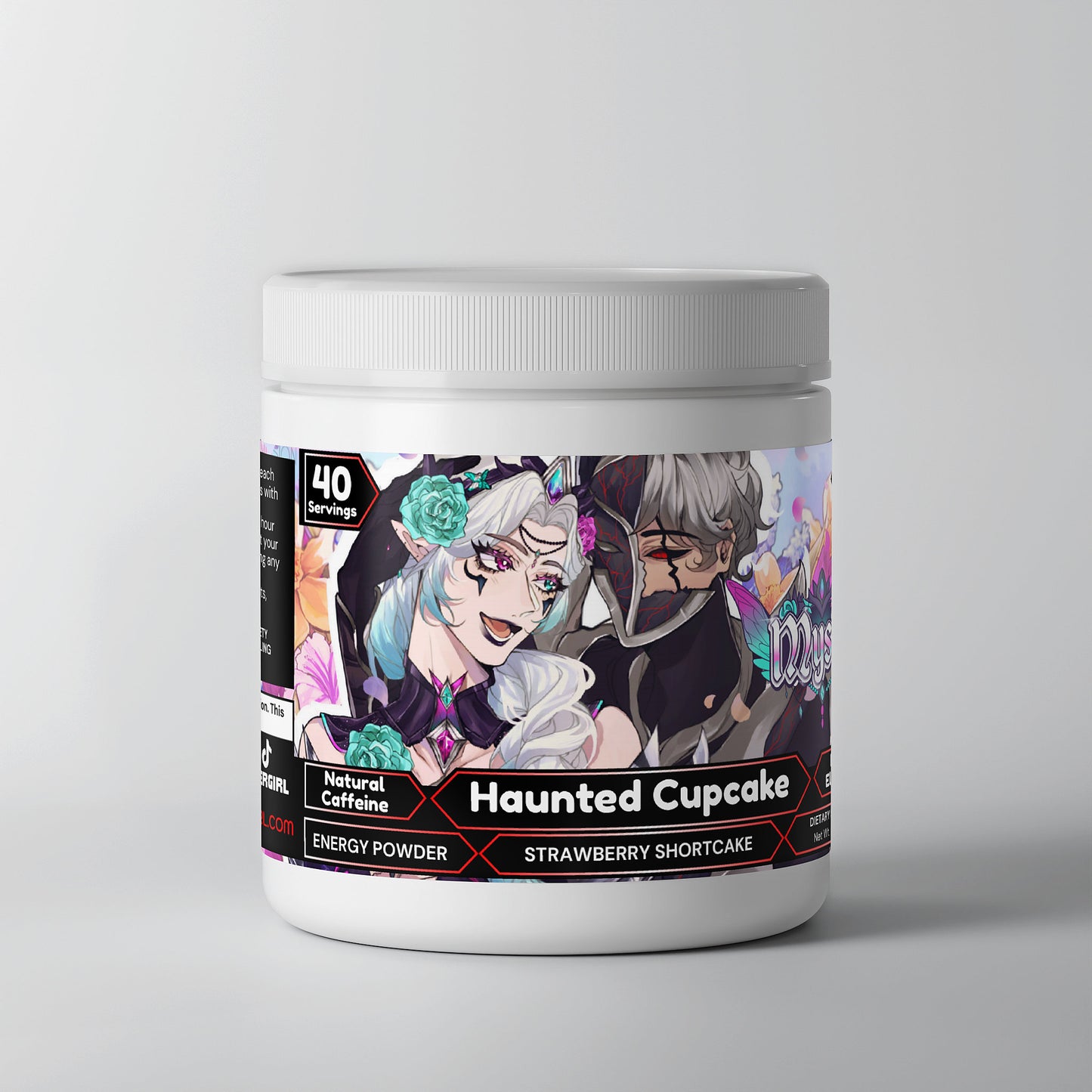 MysticSoulQueen - Haunted Cupcake Energy Powder (Strawberry Shortcake)