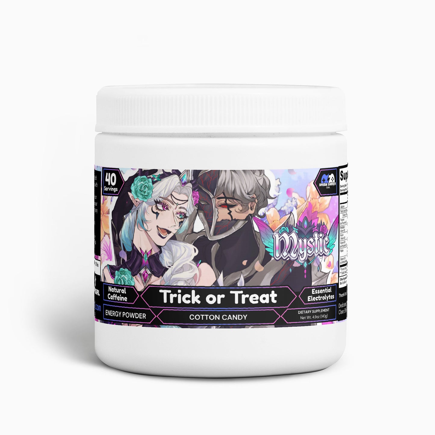 MysticSoulQueen - Trick or Treat Energy Powder (Cotton Candy)