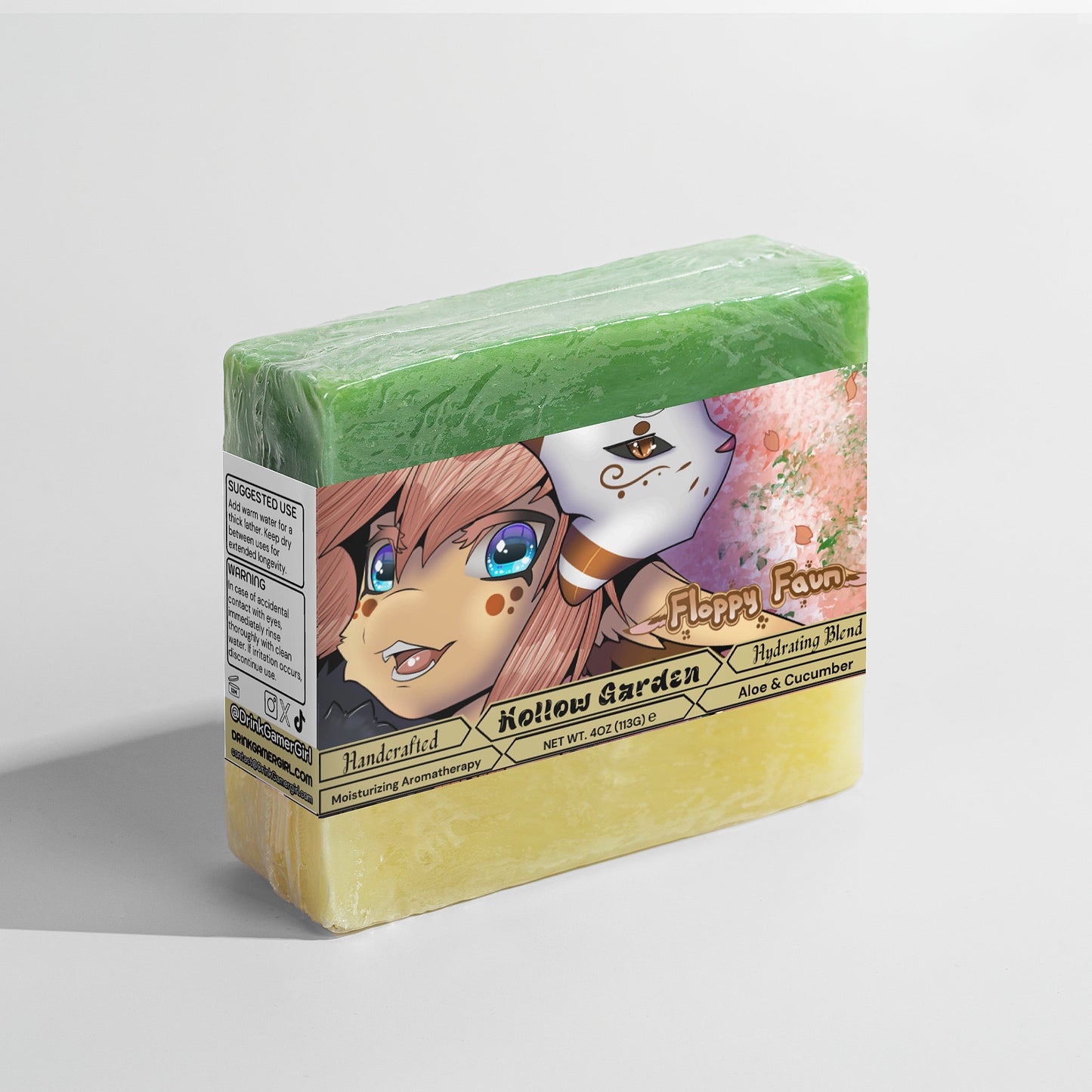 Floppy Faun - Hollow Garden Aloe & Cool Cucumber Soap