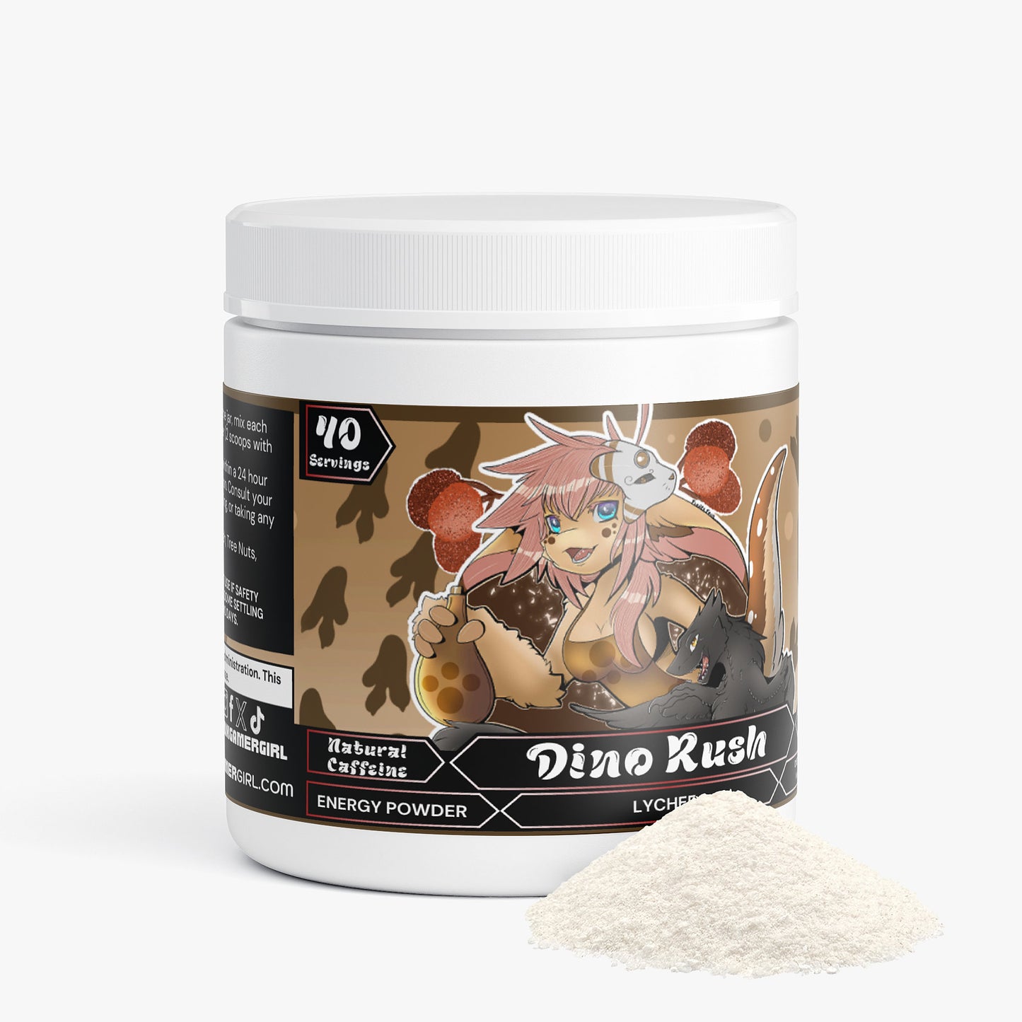 Floppy Faun - Dino Rush Energy Powder (Lychee Energy)