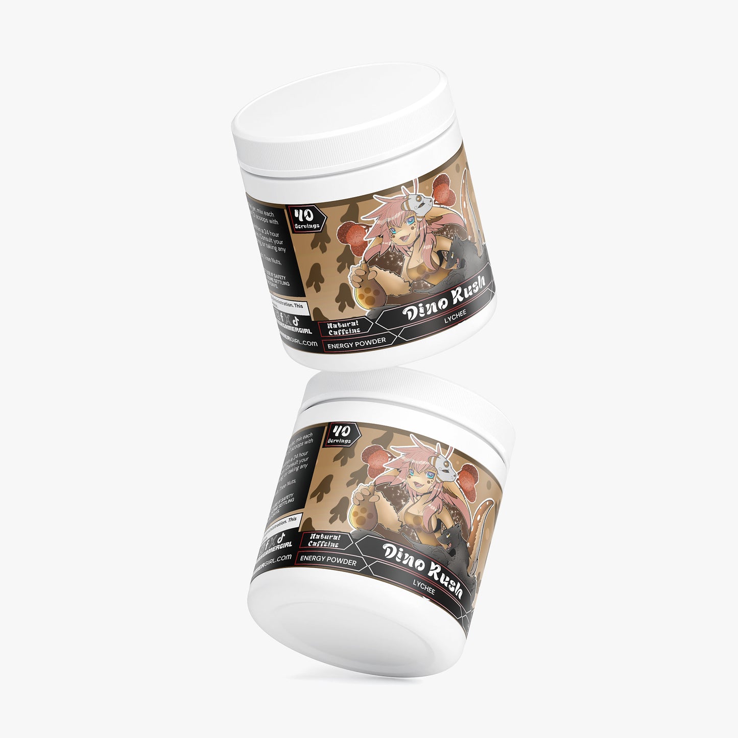 Floppy Faun - Dino Rush Energy Powder (Lychee Energy)