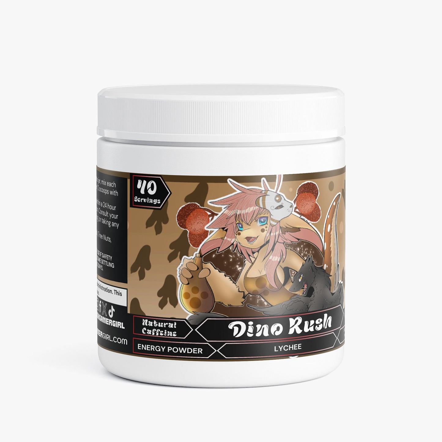 Floppy Faun - Dino Rush Energy Powder (Lychee Energy)