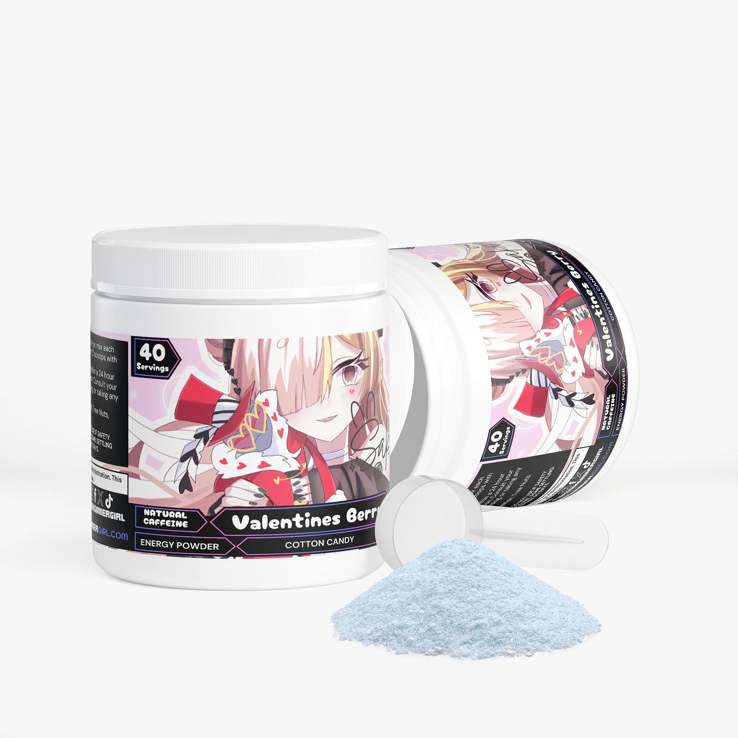 Sakuwu - Valentines Berry Energy Powder (Cotton Candy)