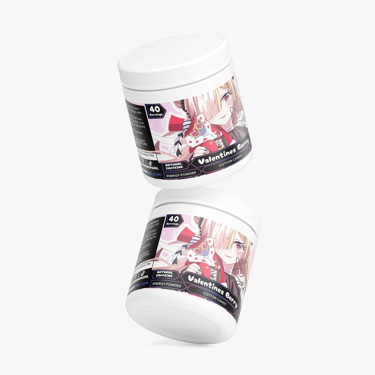 Sakuwu - Valentines Berry Energy Powder (Cotton Candy)