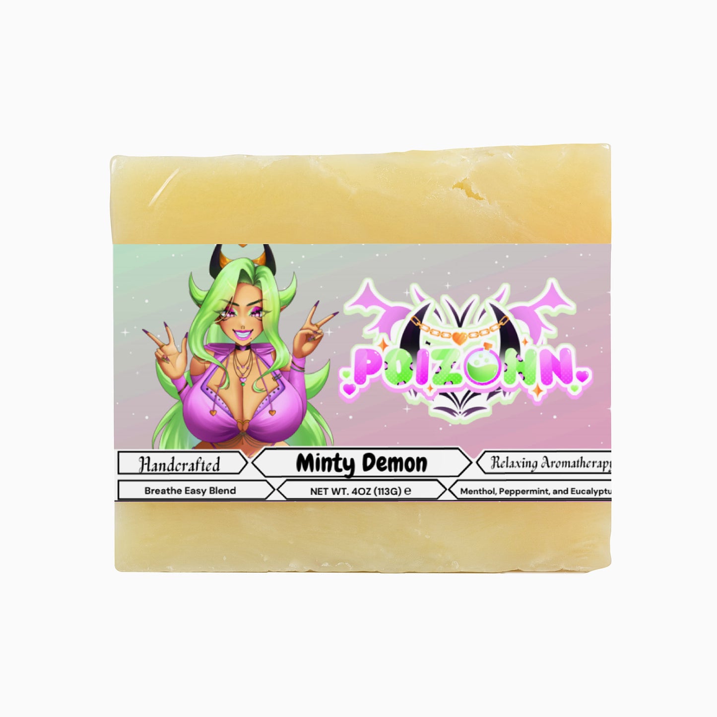P0izonn - Minty Demon Breathe Clear Soap