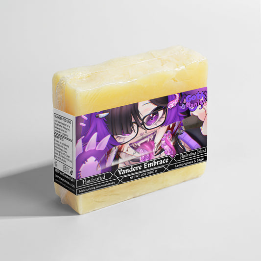 GothManiac - Yandere Embrace Lemongrass & Sage Soap