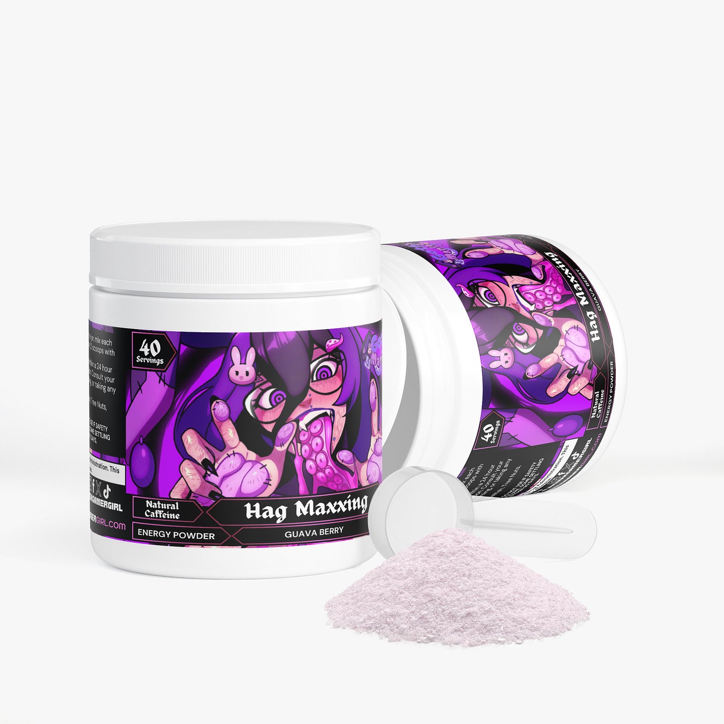 GothManiac - Hag Maxxing Energy Powder (Guava Berry)