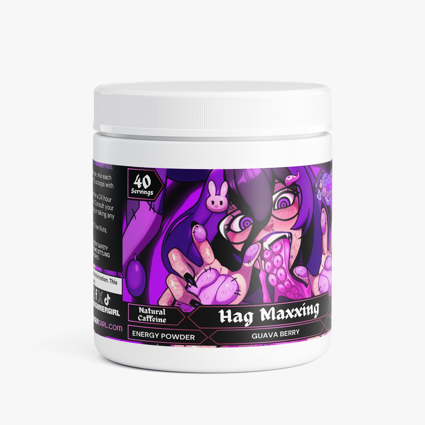 GothManiac - Hag Maxxing Energy Powder (Guava Berry)