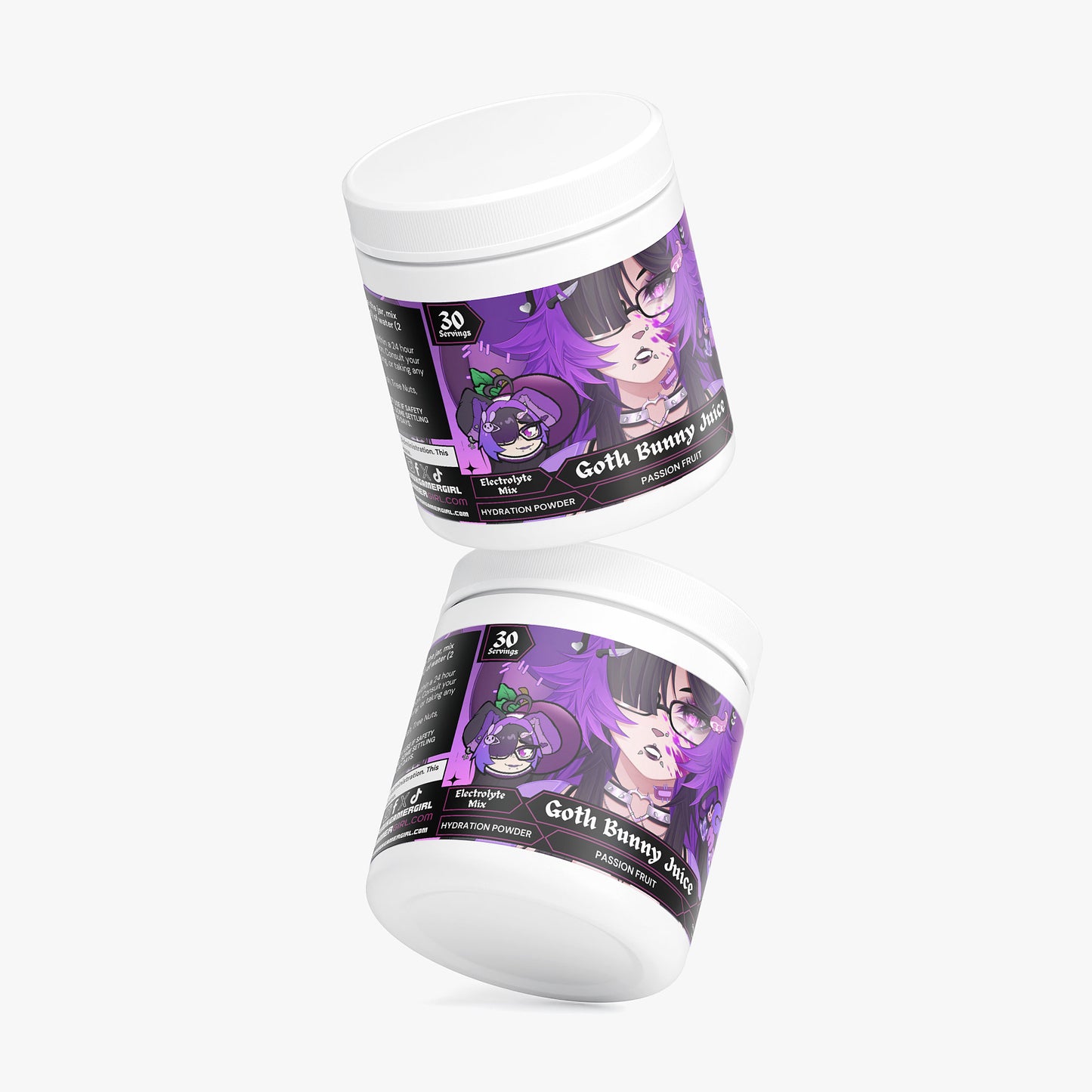 GothManiac - Goth Bunny Juice Hydration Powder (Passion Fruit)