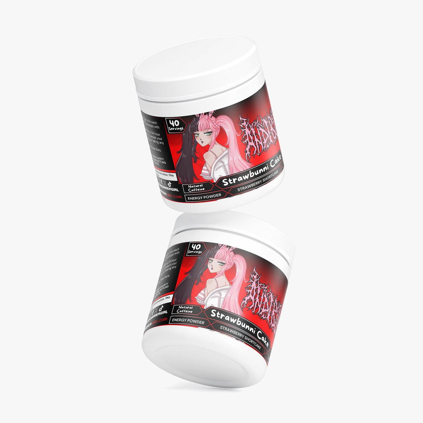 Andi Bun - Strawbunni Cake Energy Powder (Strawberry Shortcake)
