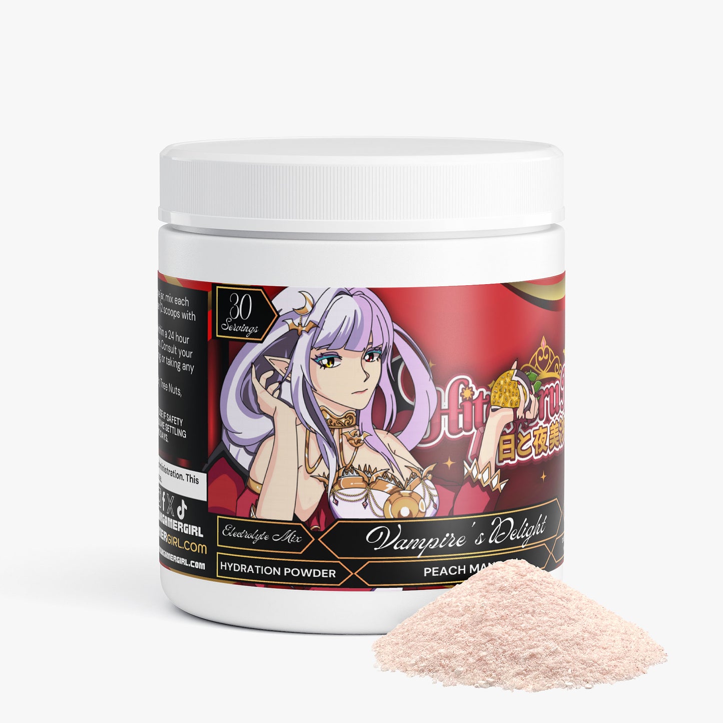 Hitoyoru Misa - Vampire's Delight Hydration Powder (Peach Mango)