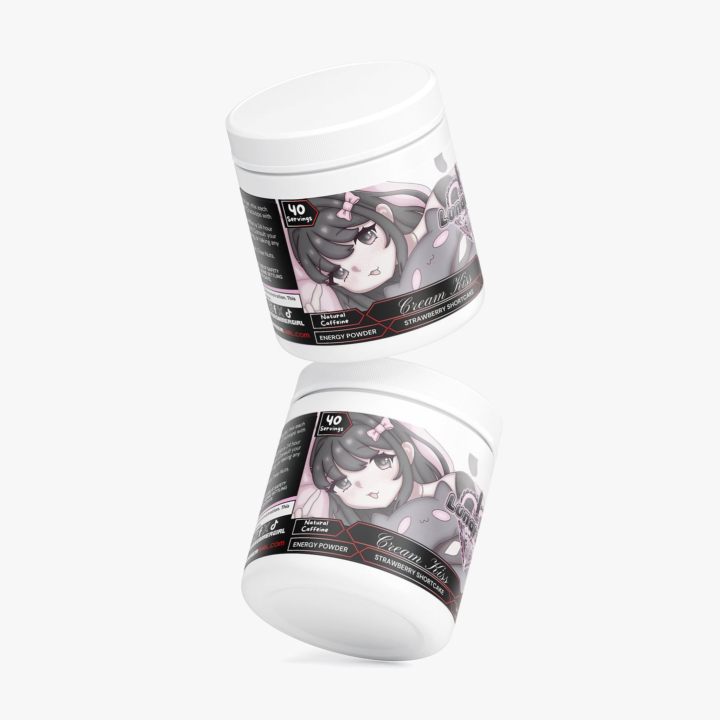 Lunarsuri - Cream Kiss Energy Powder (Strawberry Shortcake)