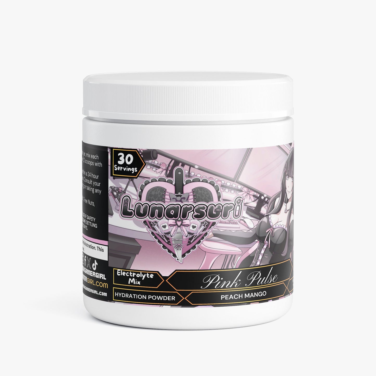 Lunarsuri - Pink Pulse Hydration Powder (Peach Mango)