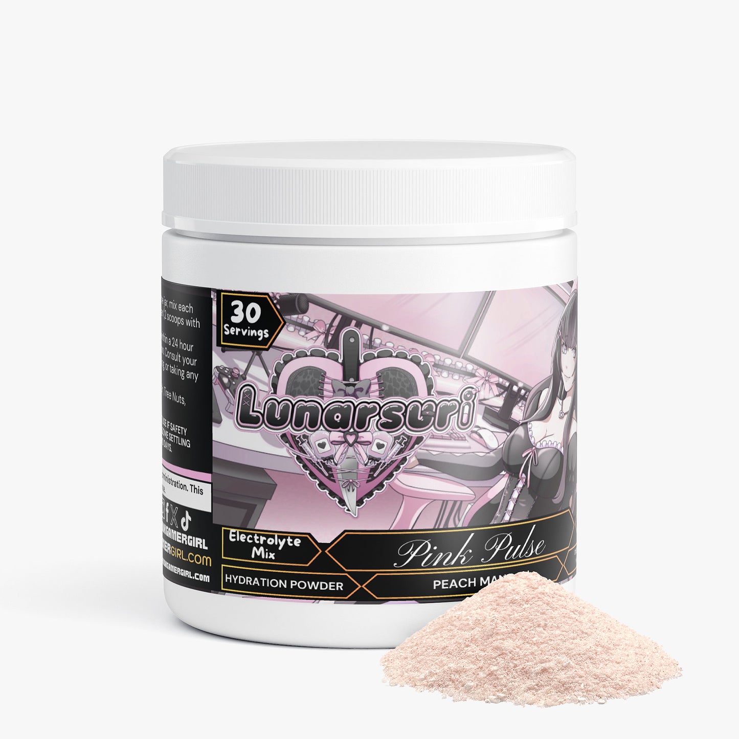 Lunarsuri - Pink Pulse Hydration Powder (Peach Mango)