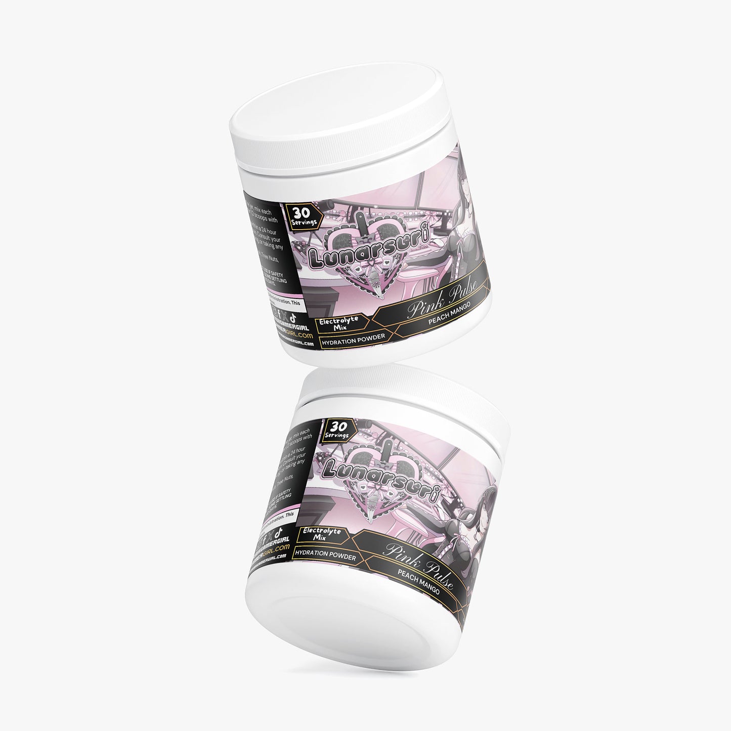 Lunarsuri - Pink Pulse Hydration Powder (Peach Mango)
