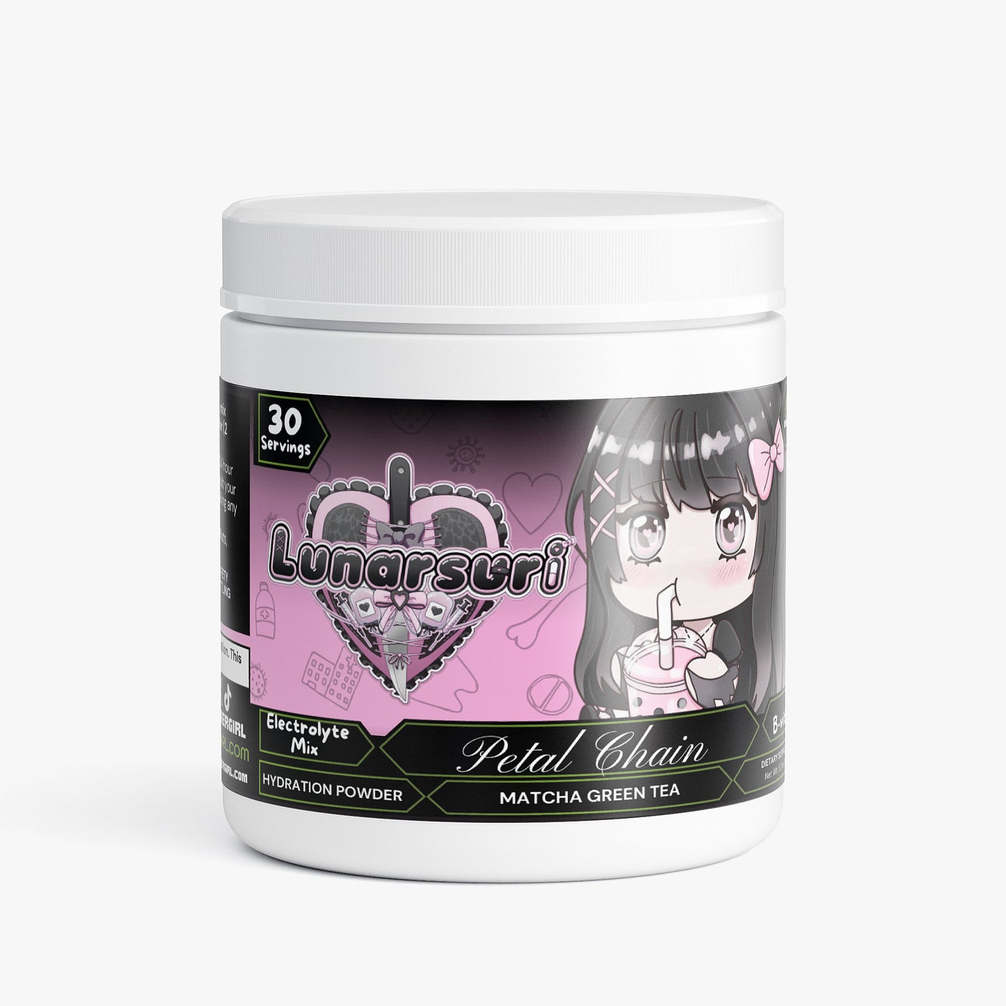 Lunarsuri - Petal Chain Hydration Powder (Matcha Green Tea)