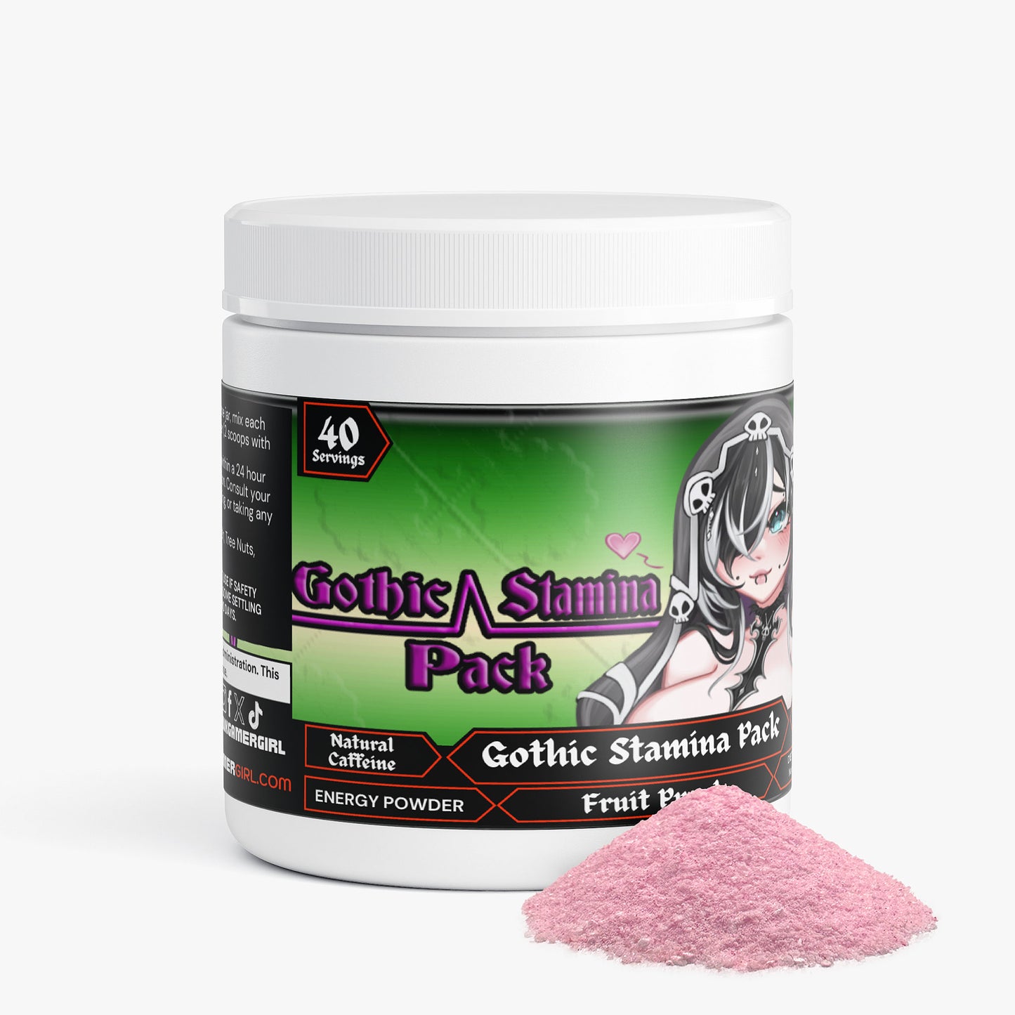 GremTheReaper - Gothic Stamina Pack Energy Powder (Fruit Punch)