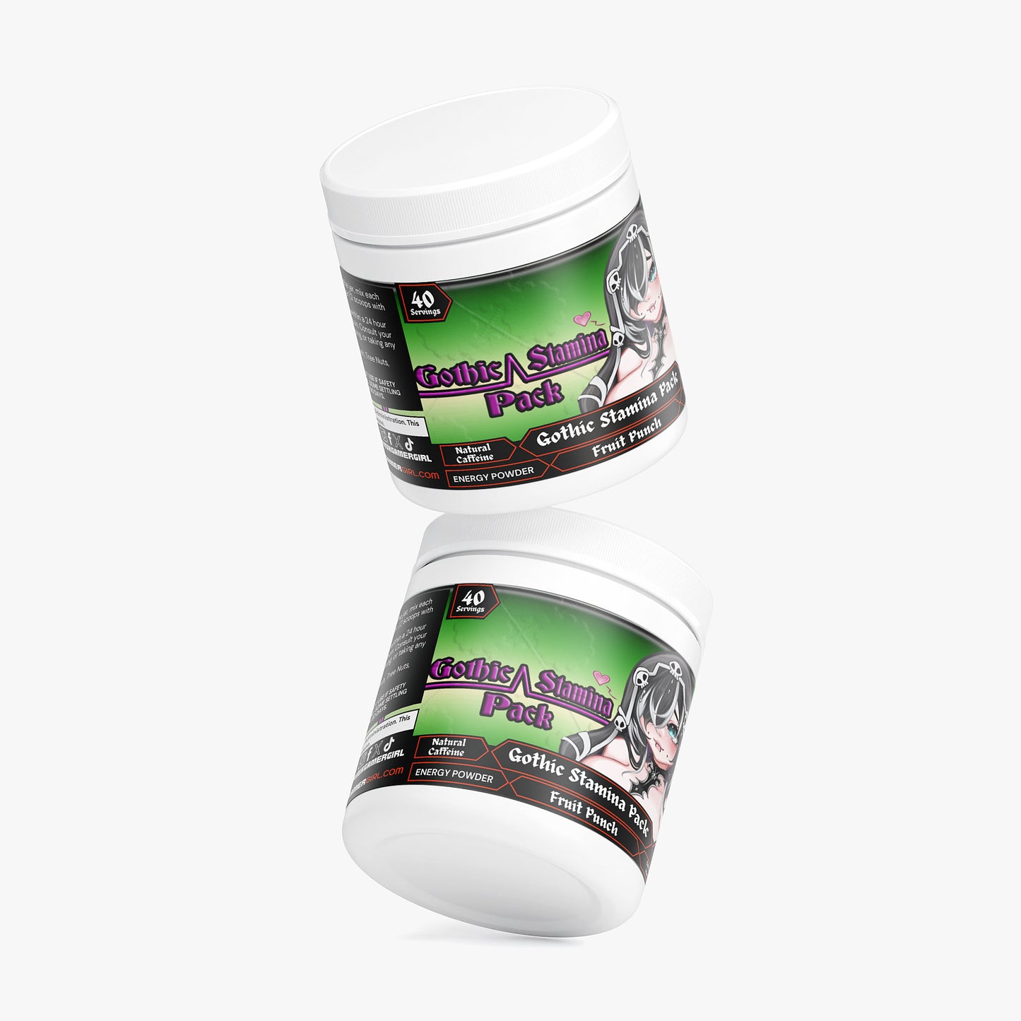 GremTheReaper - Gothic Stamina Pack Energy Powder (Fruit Punch)