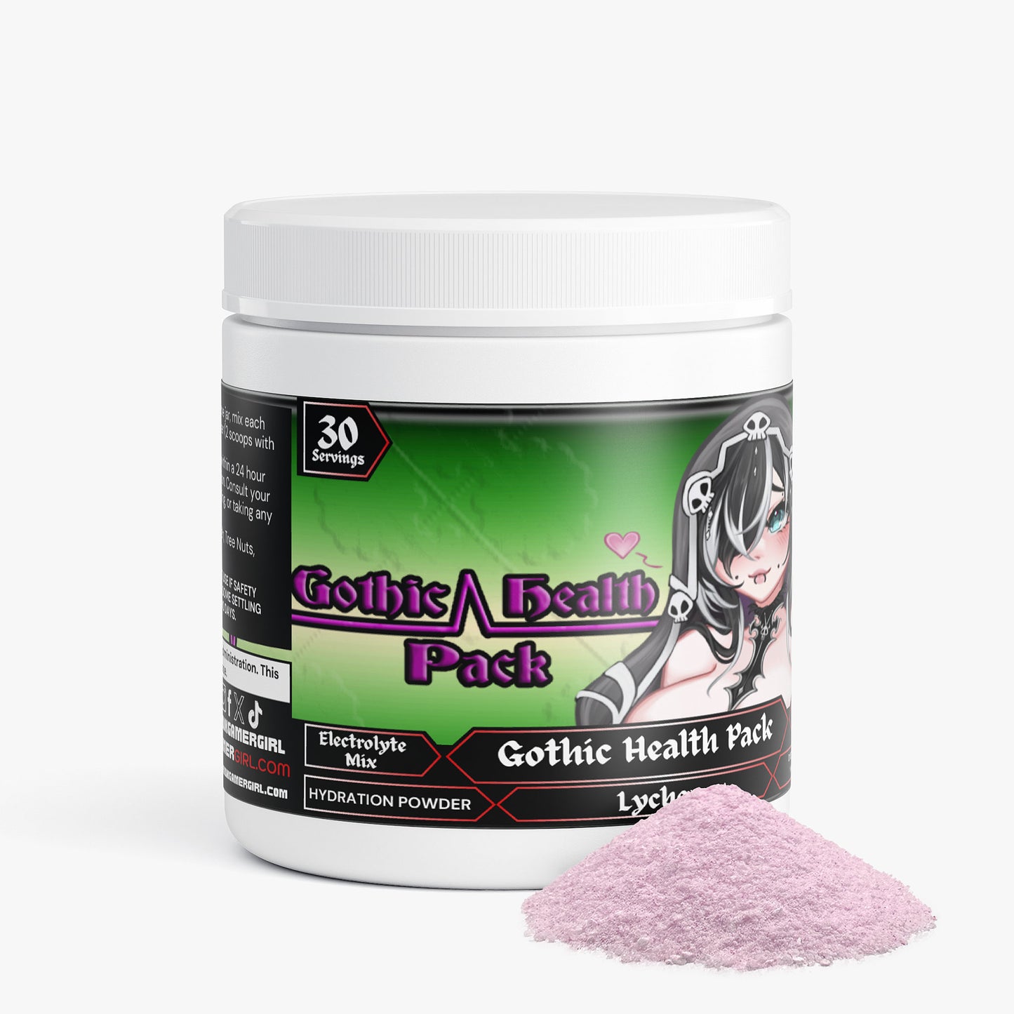 GremTheReaper - Gothic Health Pack Hydration Powder (Lychee)