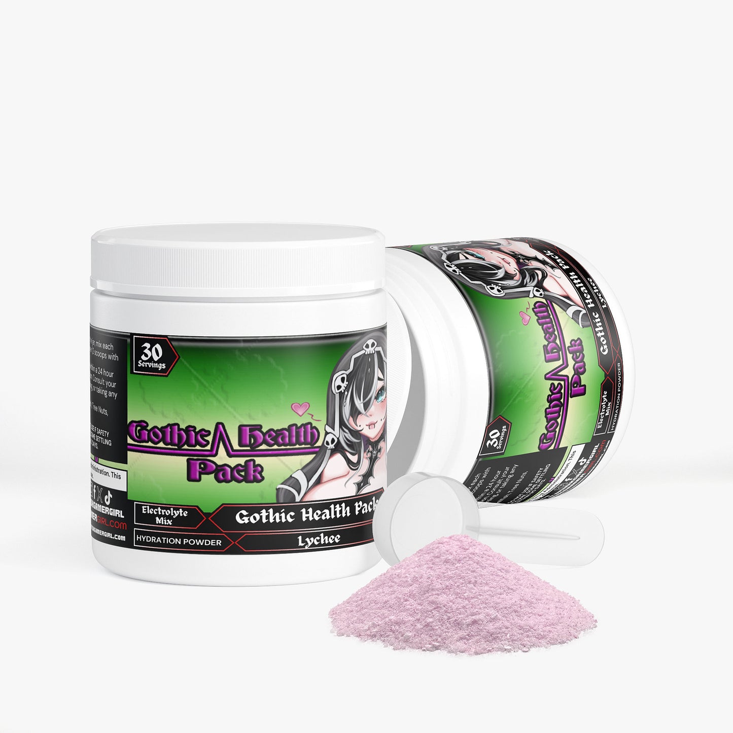 GremTheReaper - Gothic Health Pack Hydration Powder (Lychee)