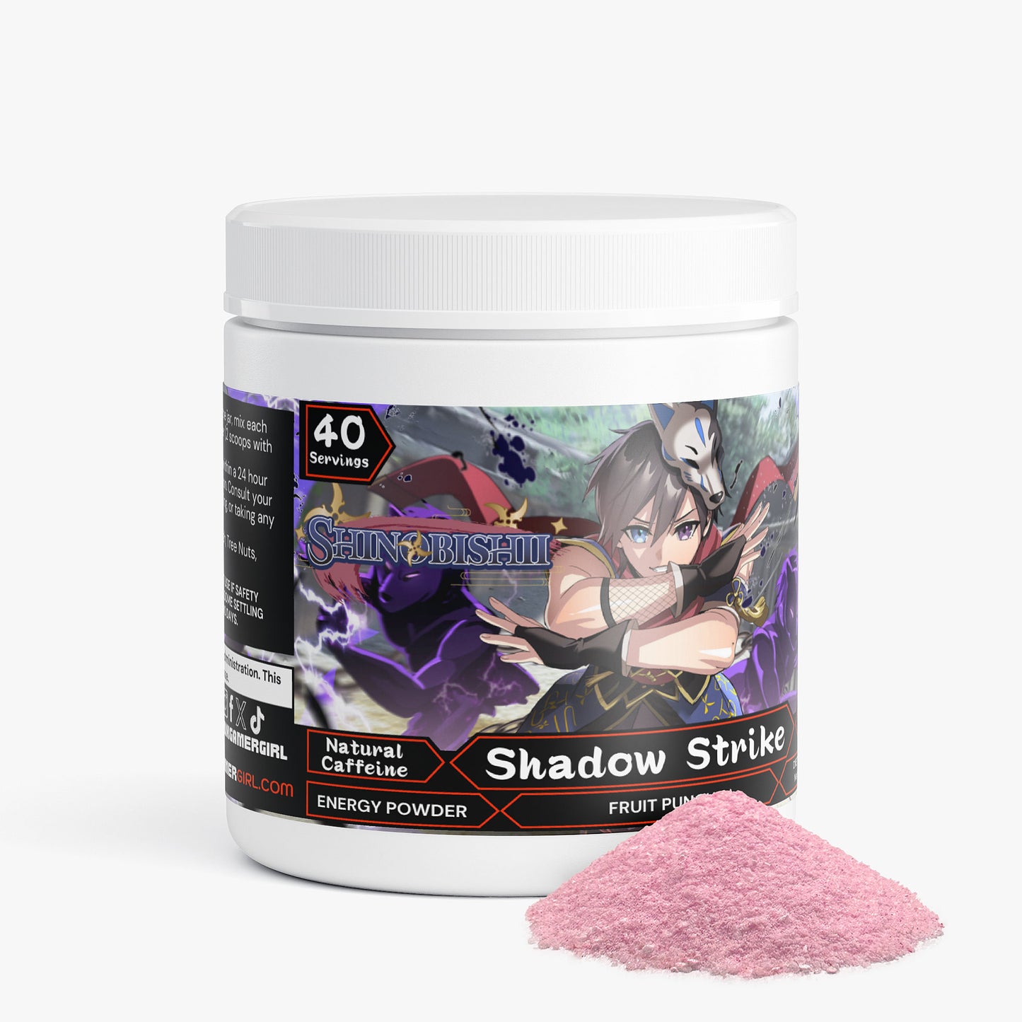 Shinobishii - Shadow Strike Energy Powder (Fruit Punch)