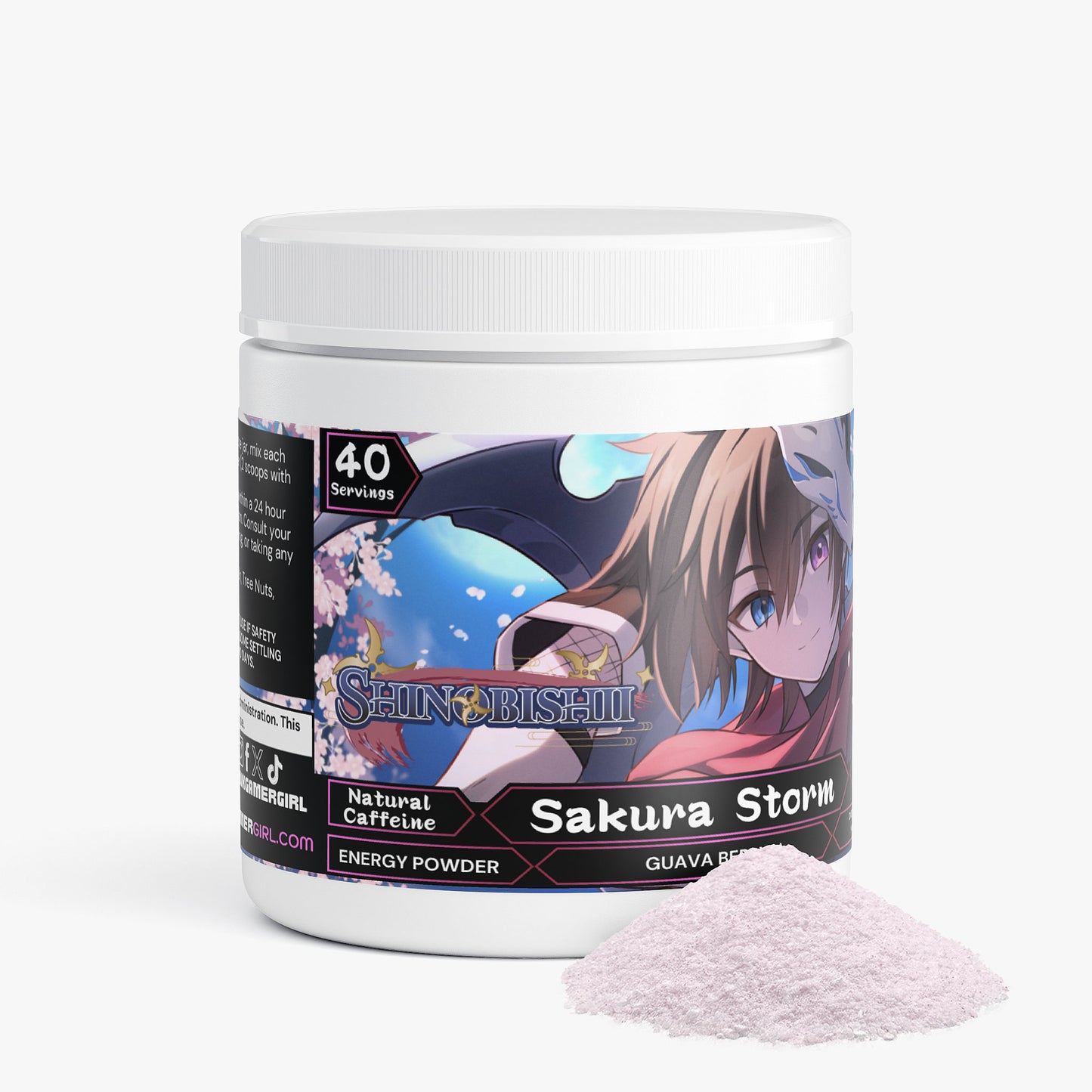 Shinobishii - Sakura Storm Energy Powder (Guava Berry)