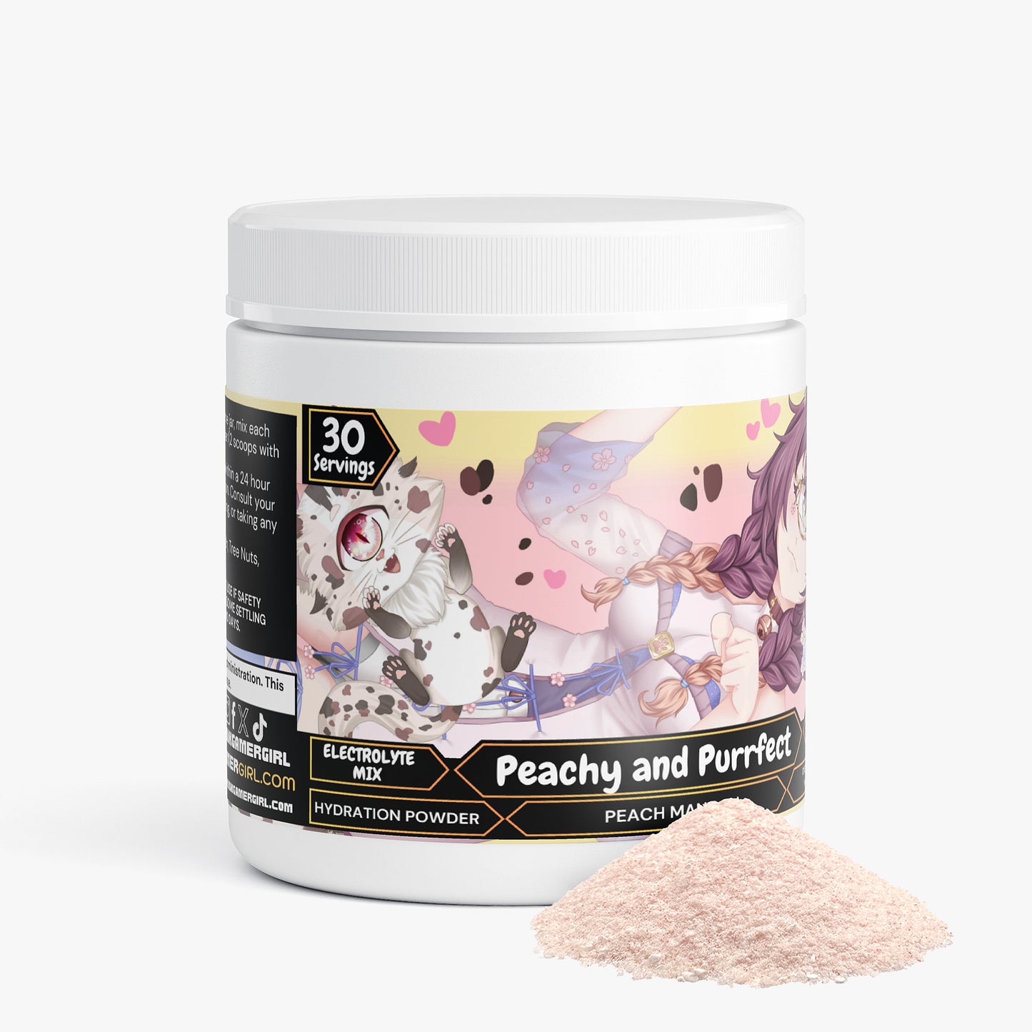 Emie Chise Kitty - Peachy and Purrfect Hydration Powder (Peach Mango)