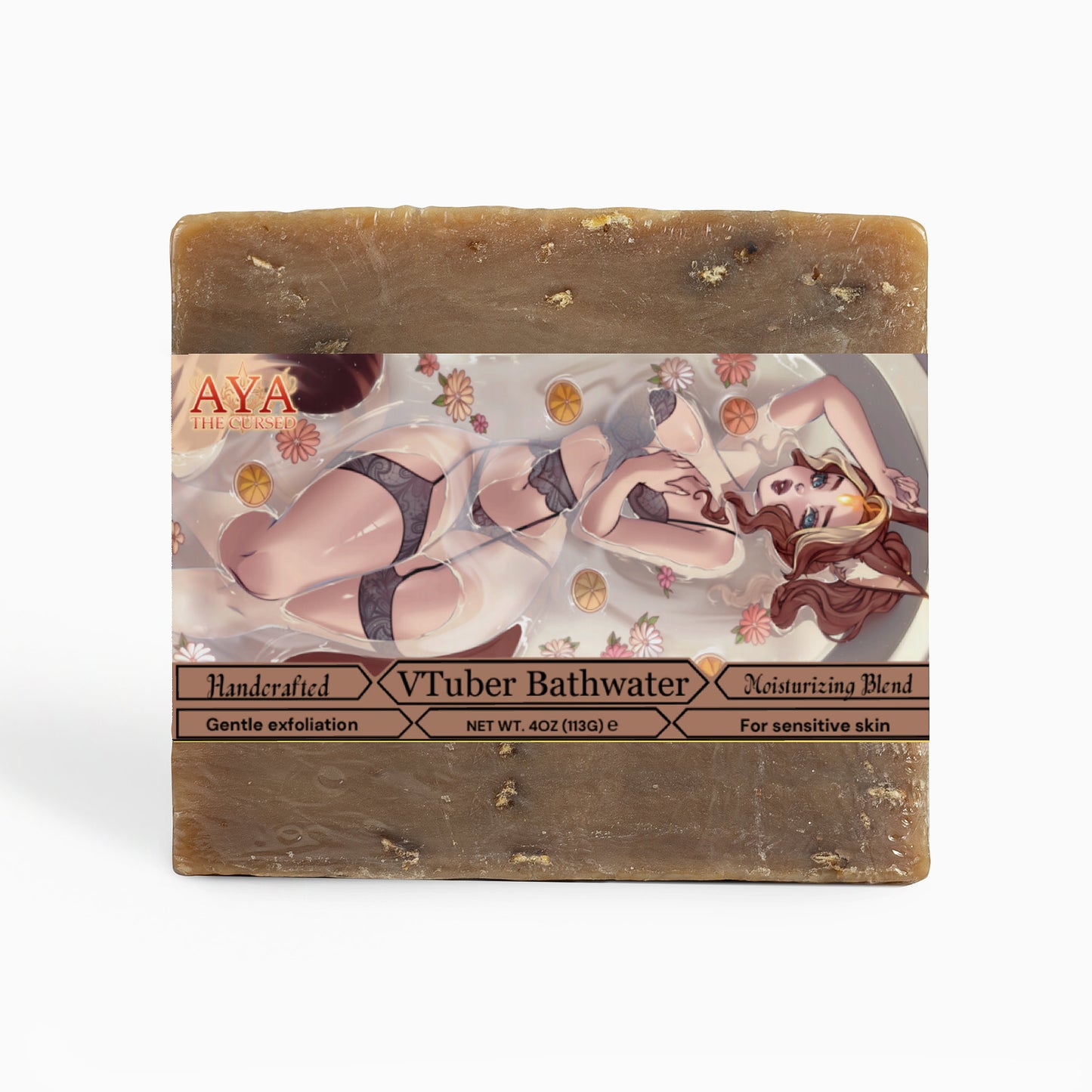The Cursed Aya - VTuber Bathwater Oat Milk Honey Soap