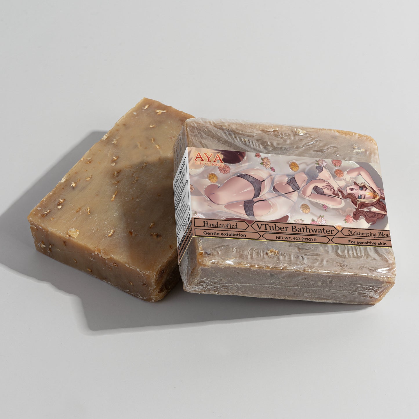 The Cursed Aya - VTuber Bathwater Oat Milk Honey Soap