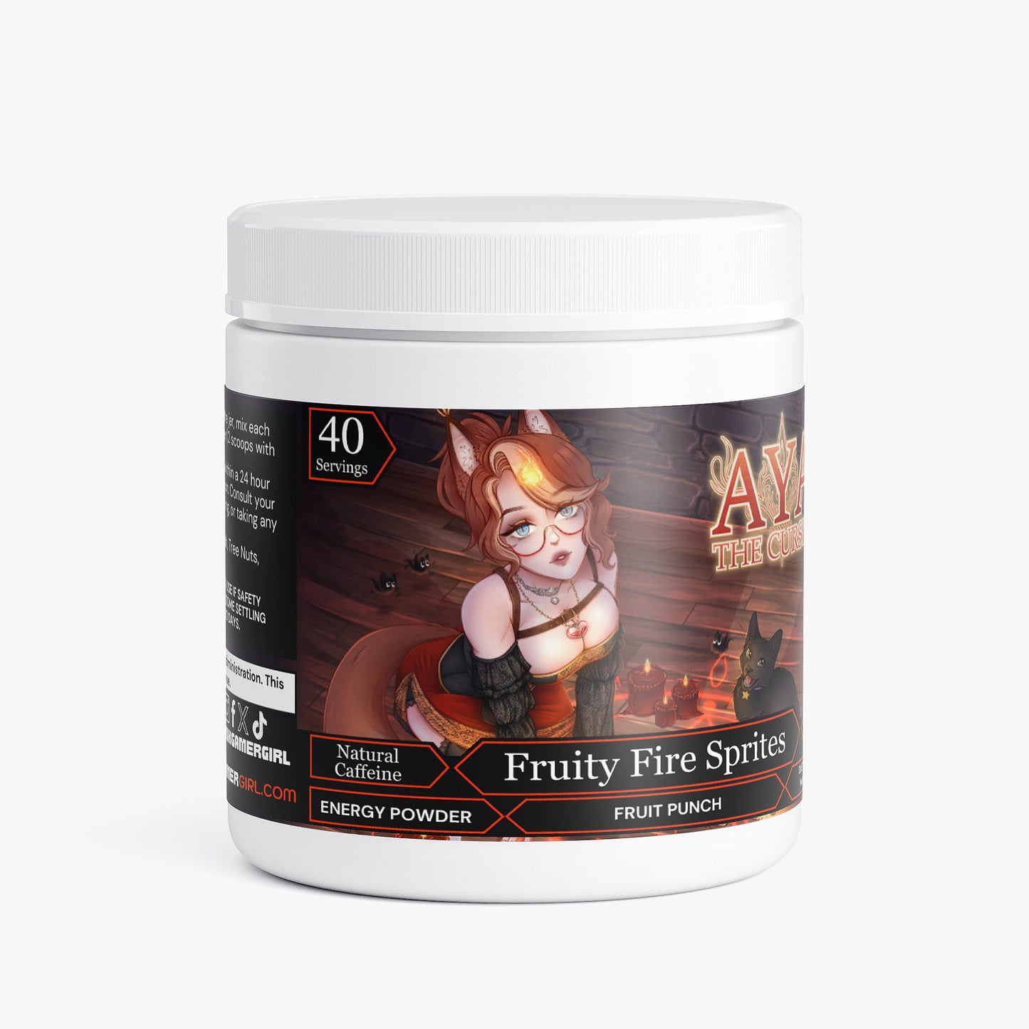 The Cursed Aya - Fruity Fire Sprites Energy Powder (Fruit Punch)