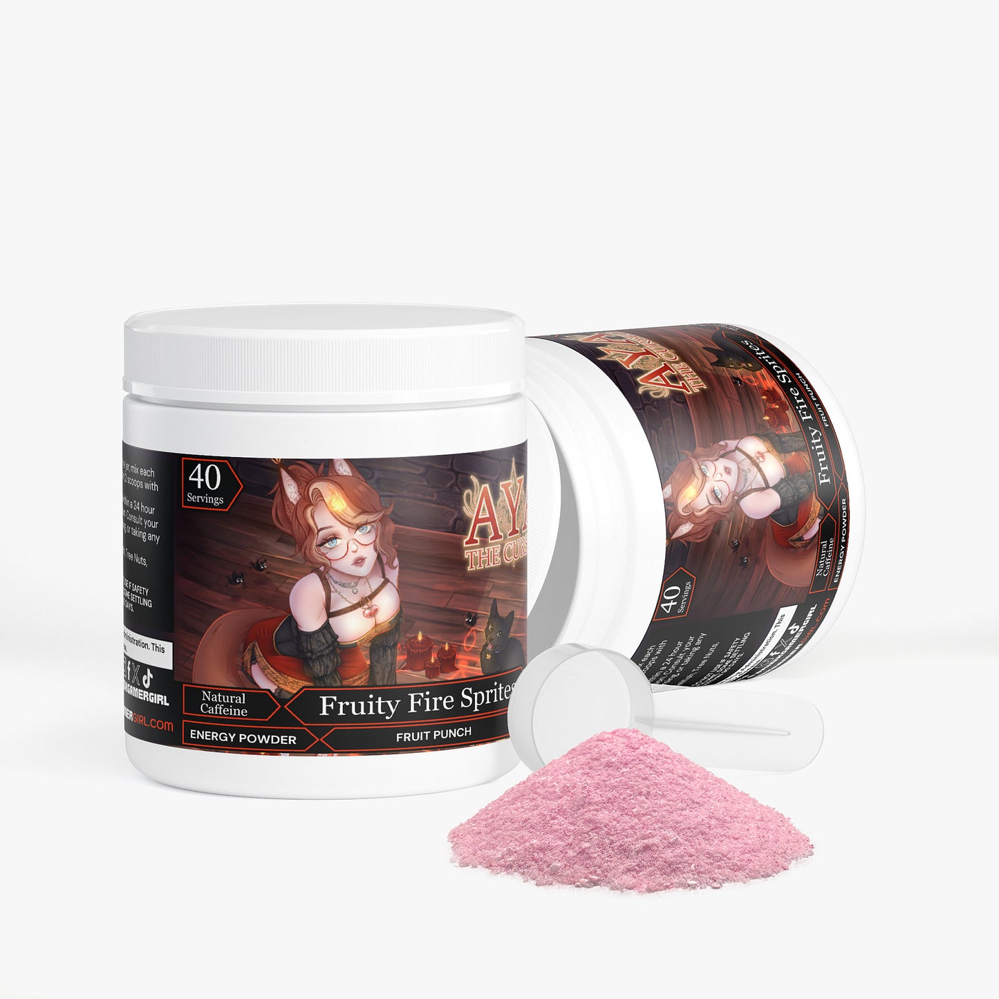 The Cursed Aya - Fruity Fire Sprites Energy Powder (Fruit Punch)