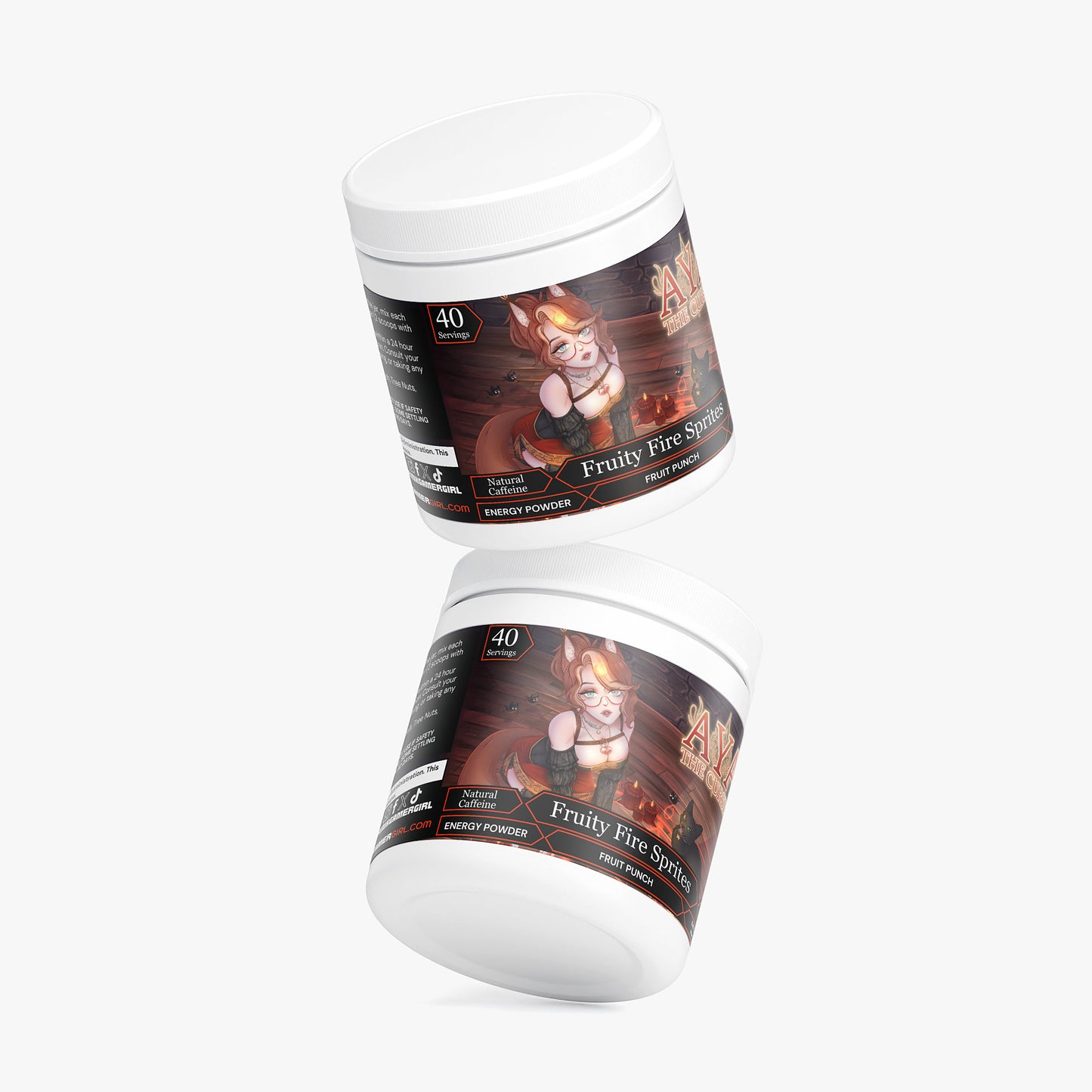 The Cursed Aya - Fruity Fire Sprites Energy Powder (Fruit Punch)