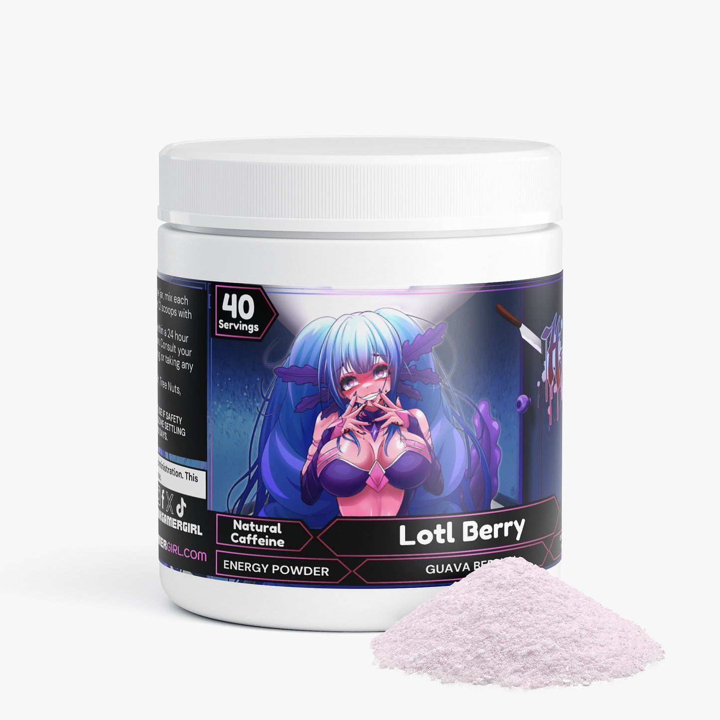 Hazy VT - Lotl Berry Energy Powder (Guava Berry)
