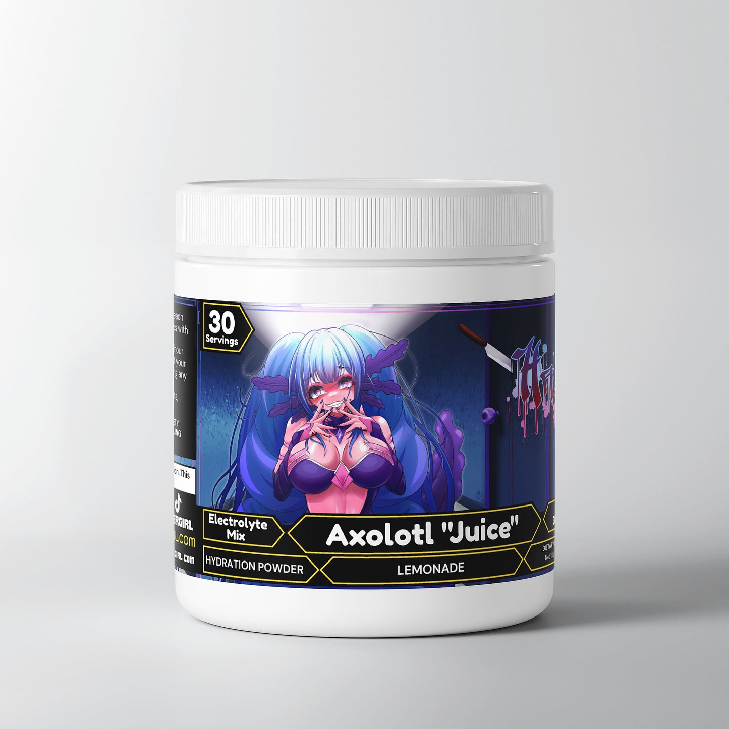 Hazy VT - Axolotl "Juice" Hydration Powder (Lemonade)