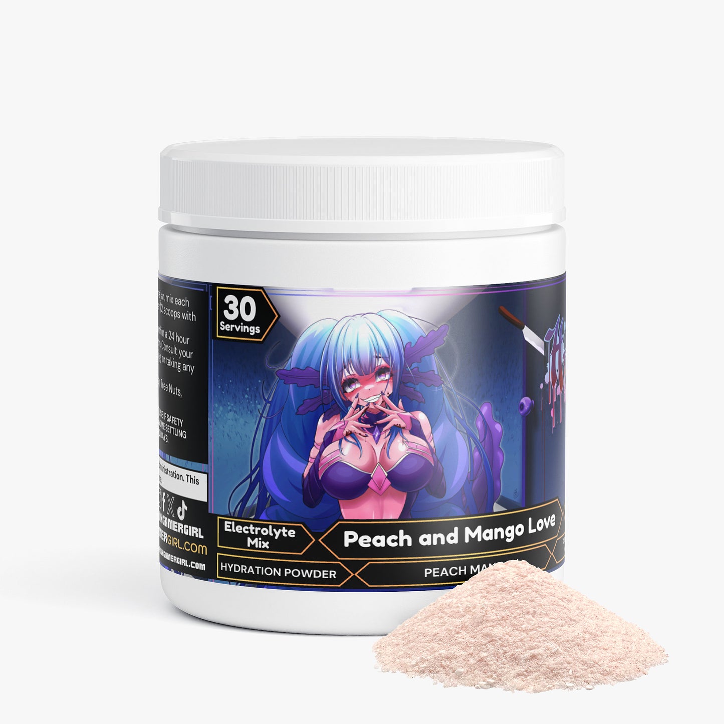 Hazy VT - Peach and Mango Love Hydration Powder (Peach Mango)