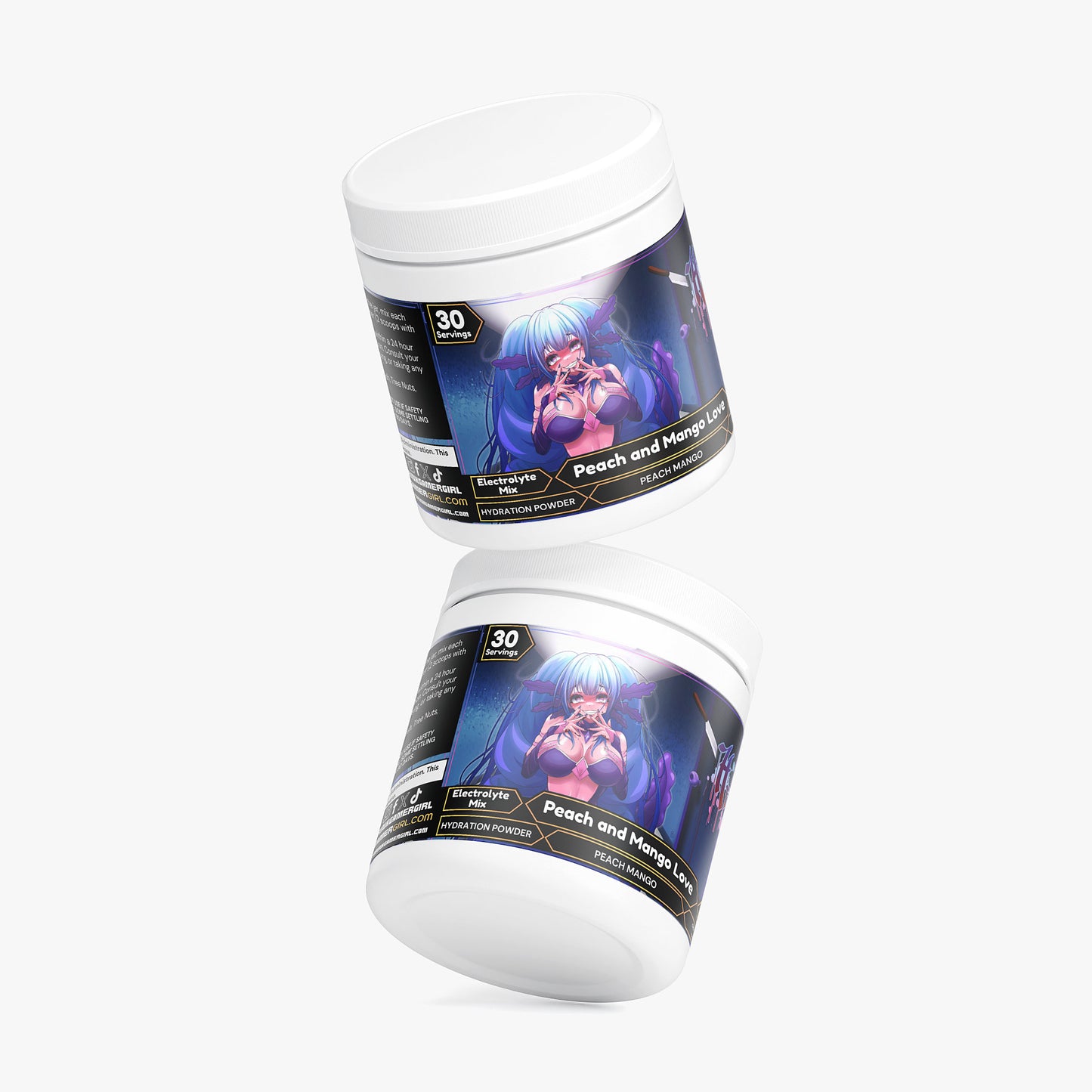 Hazy VT - Peach and Mango Love Hydration Powder (Peach Mango)