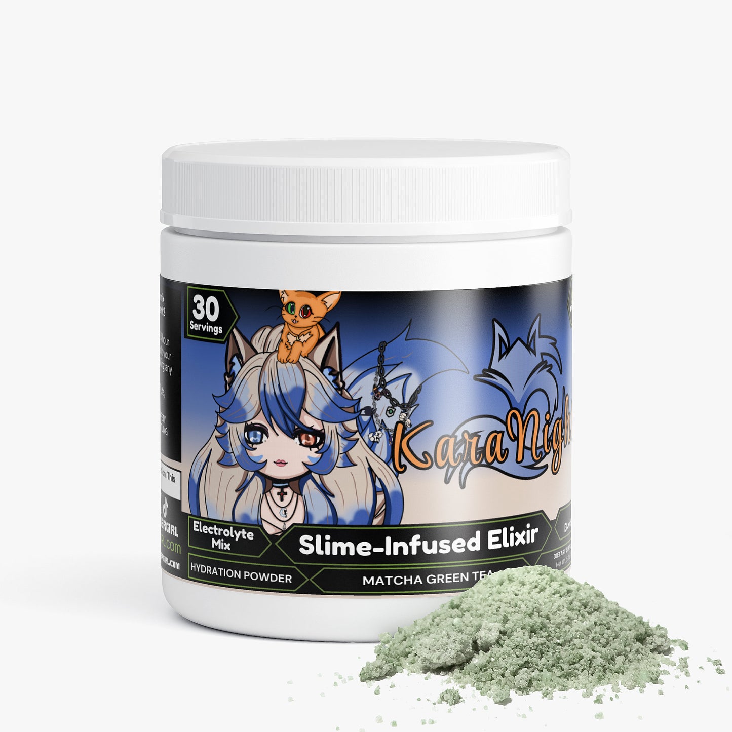 KaraNightt - Slime-infused Elixir Hydration Powder (Matcha Green Tea)